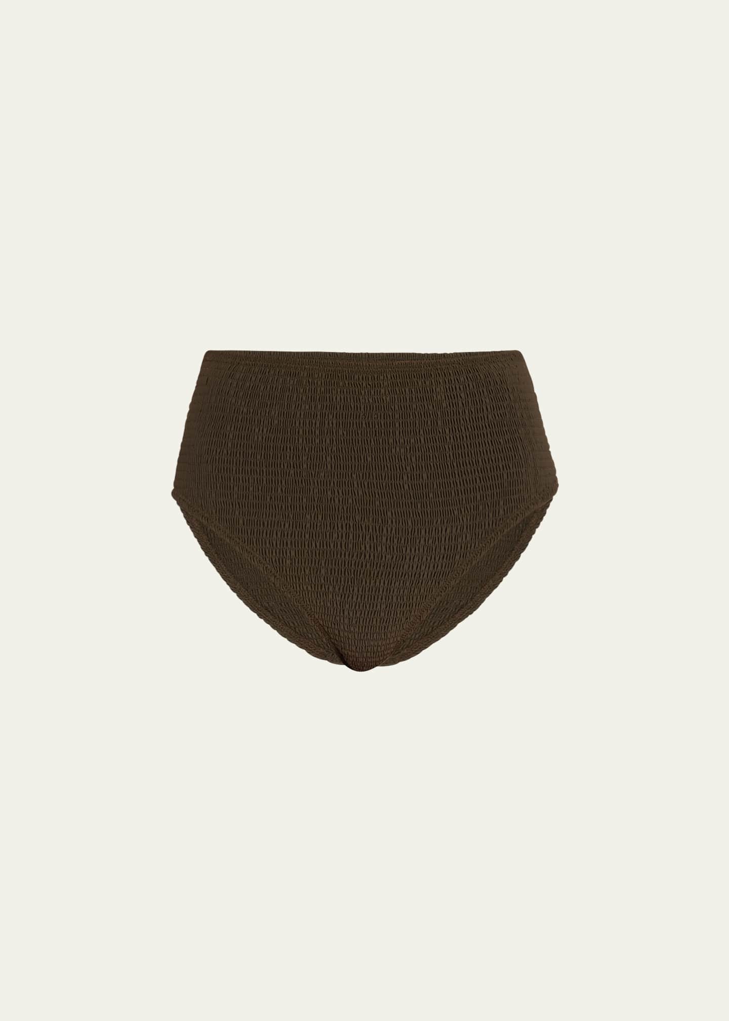 Toteme Smocked Bikini Bottoms Image 1 of 3