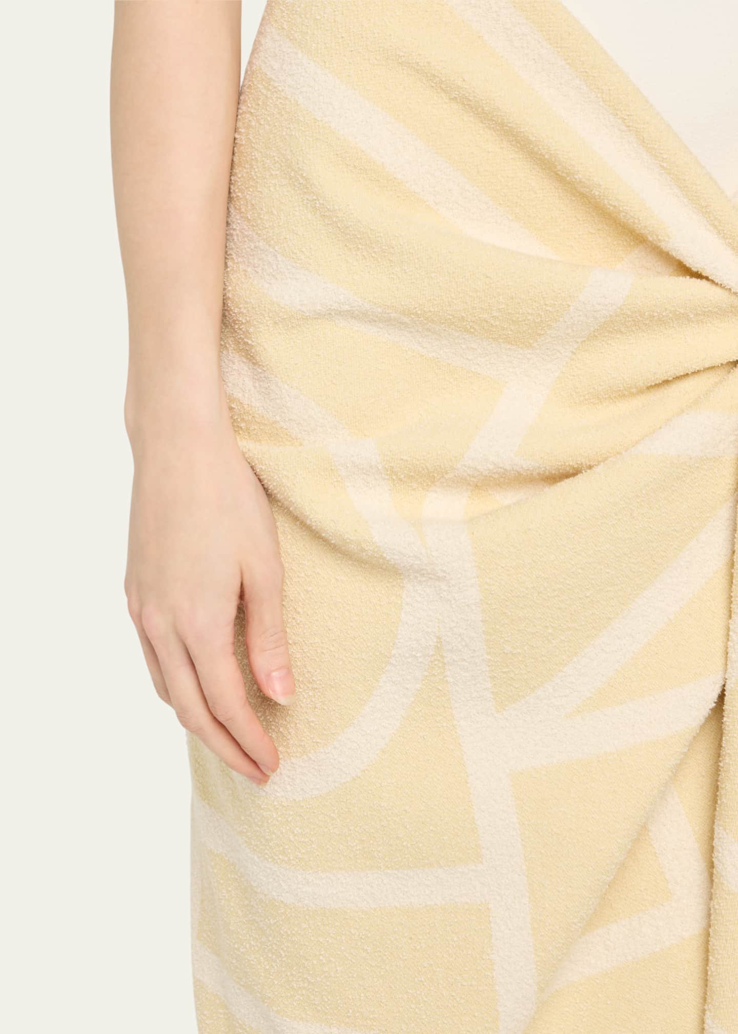 Toteme Monogram Jacquard Sarong Coverup - Bergdorf Goodman