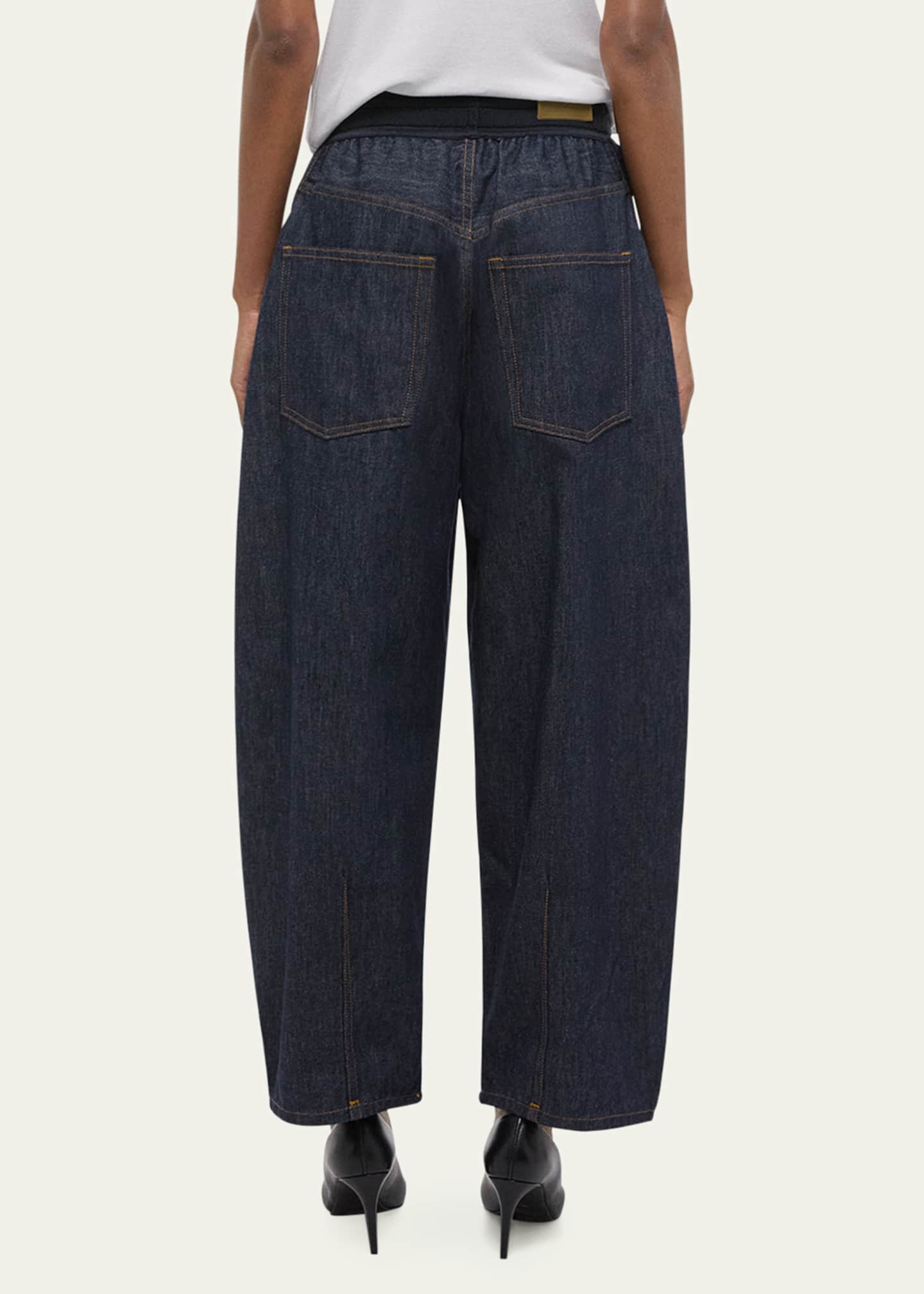 Helmut Lang Drawstring Cocoon Jeans Image 3 of 4