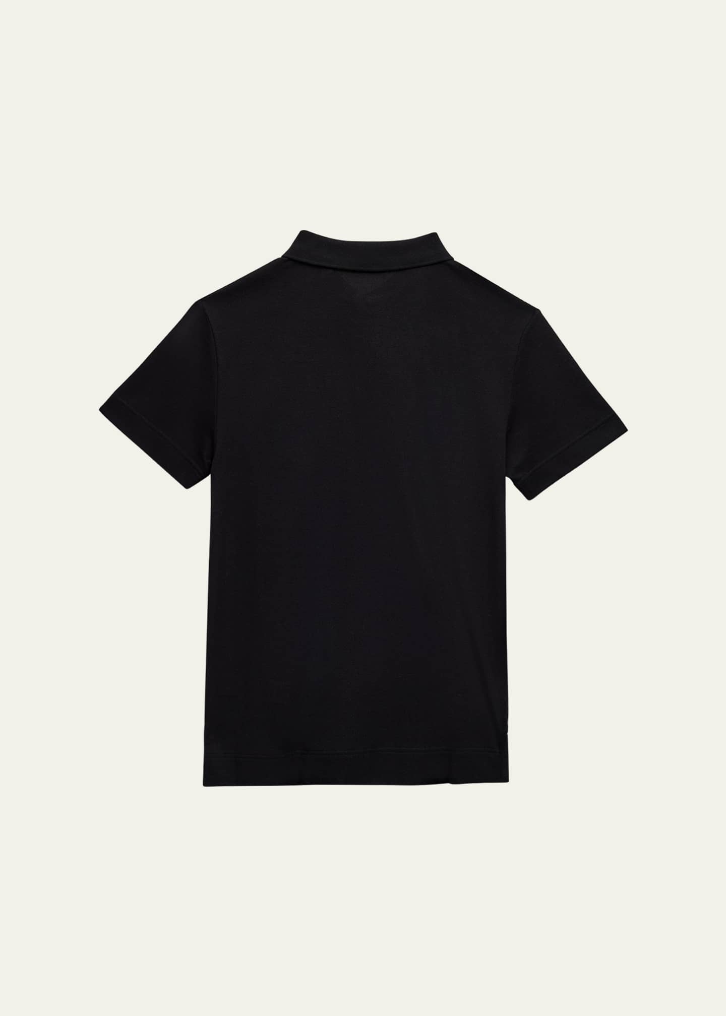 Burberry Boy's Johane Cotton Pique EKD Polo Shirt, Size 3-14