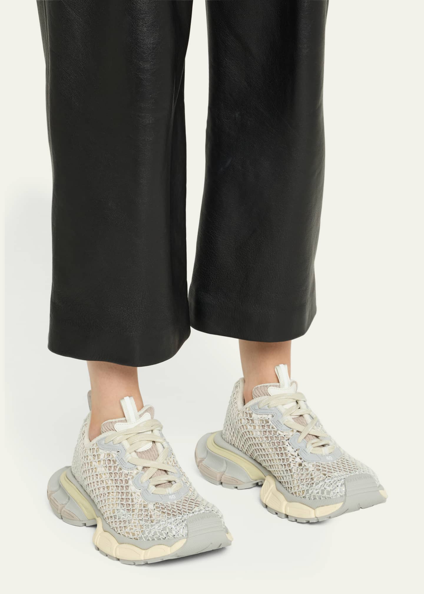 3XL Fishnet Trainer Sneakers
