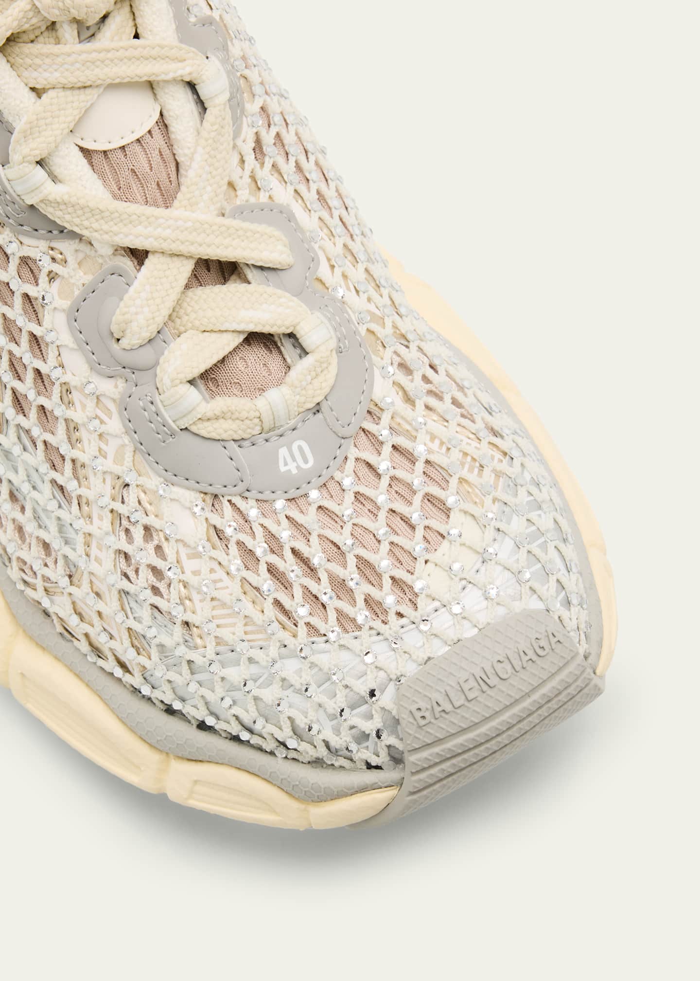 100％本物保証！ Balenciaga 3XL Fishnet Trainer Sneakers - Bergdorf Goodman パーカー