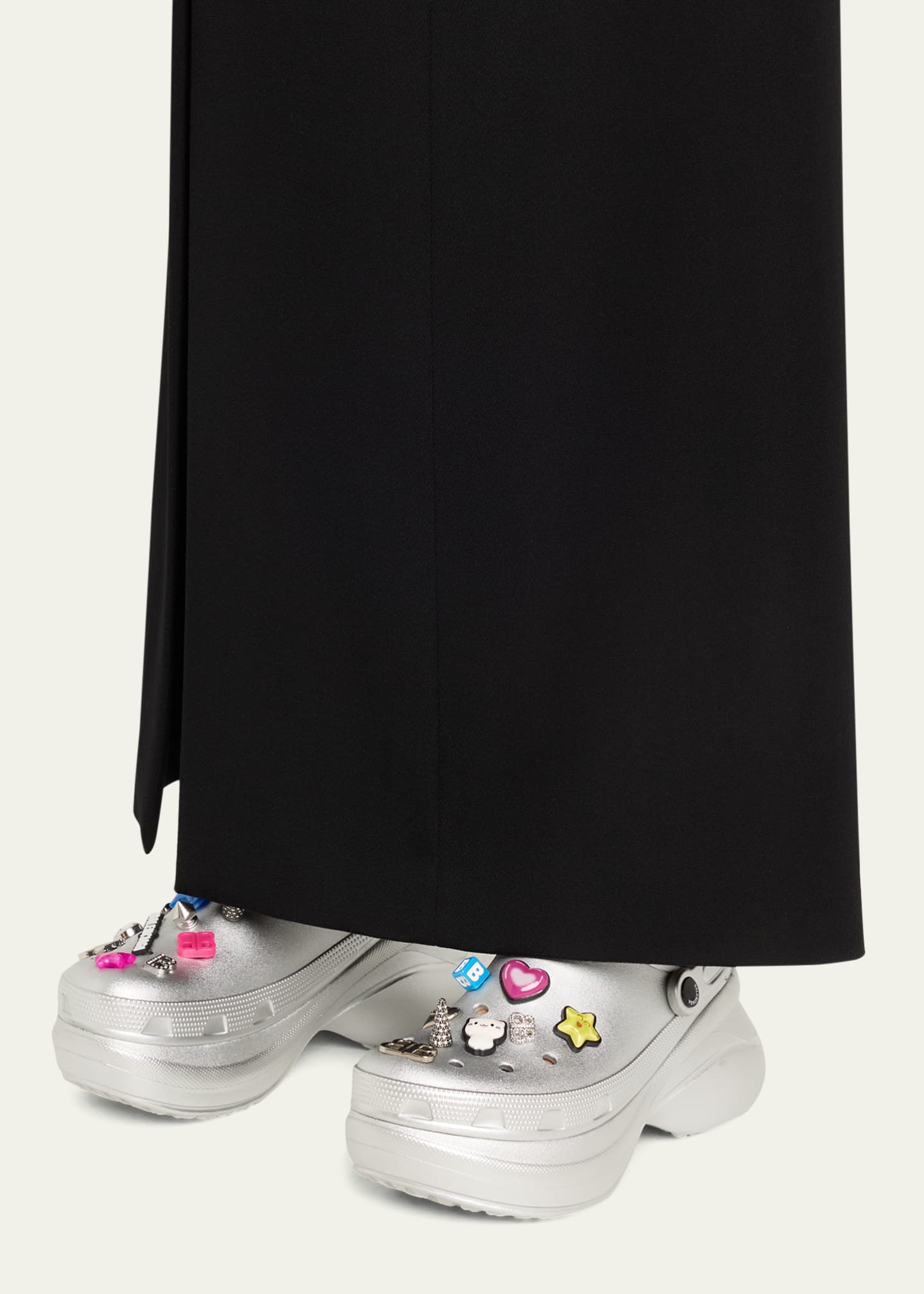 BALENCIAGAクロックス Balenciaga x Crocs Hardcrocs Sandal Black Men's - 687397W1S8N1081