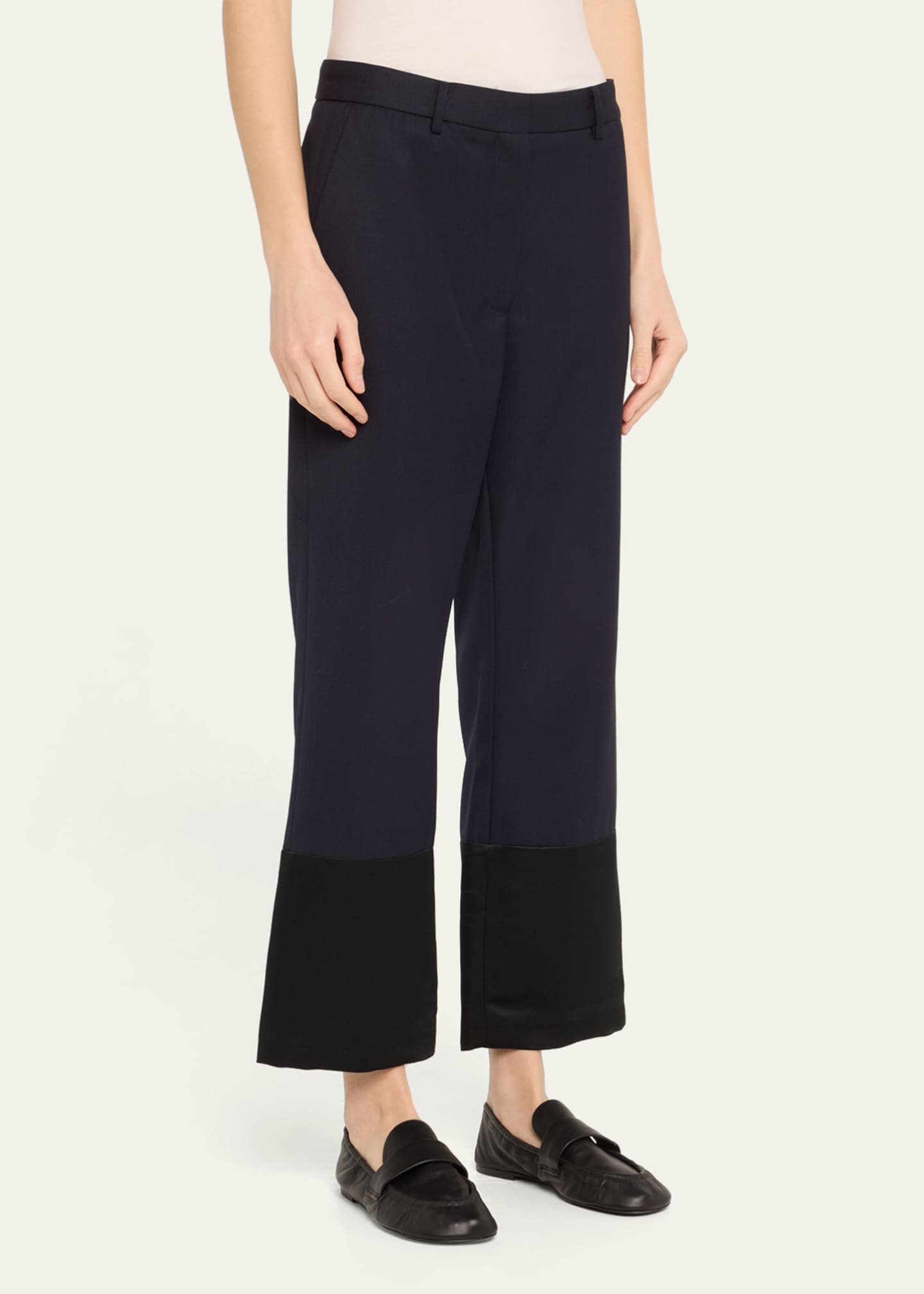 Monse Tuxedo Cuff Wool Trousers Image 4 of 5