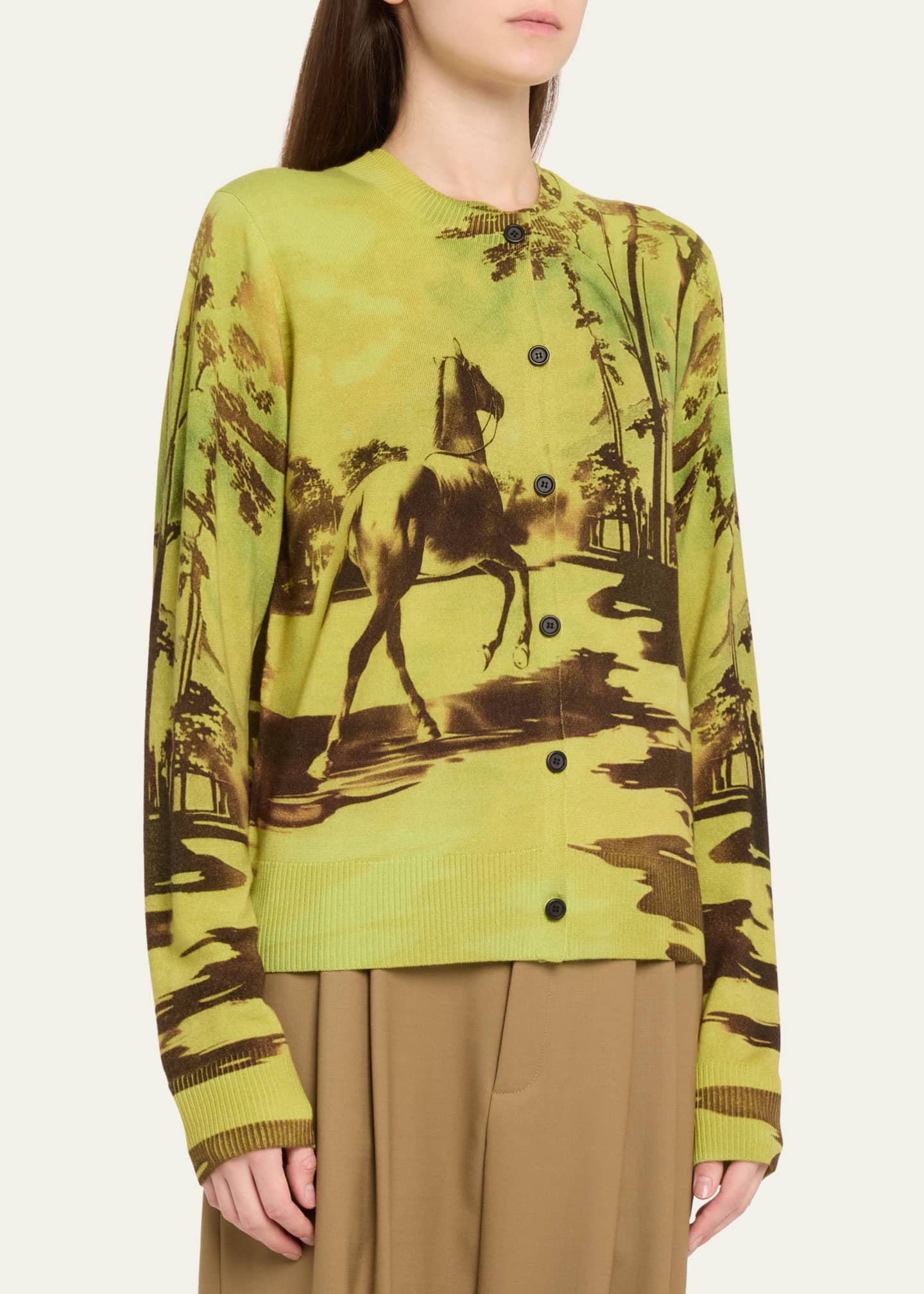 Bernice Horse Graphic Cardigan