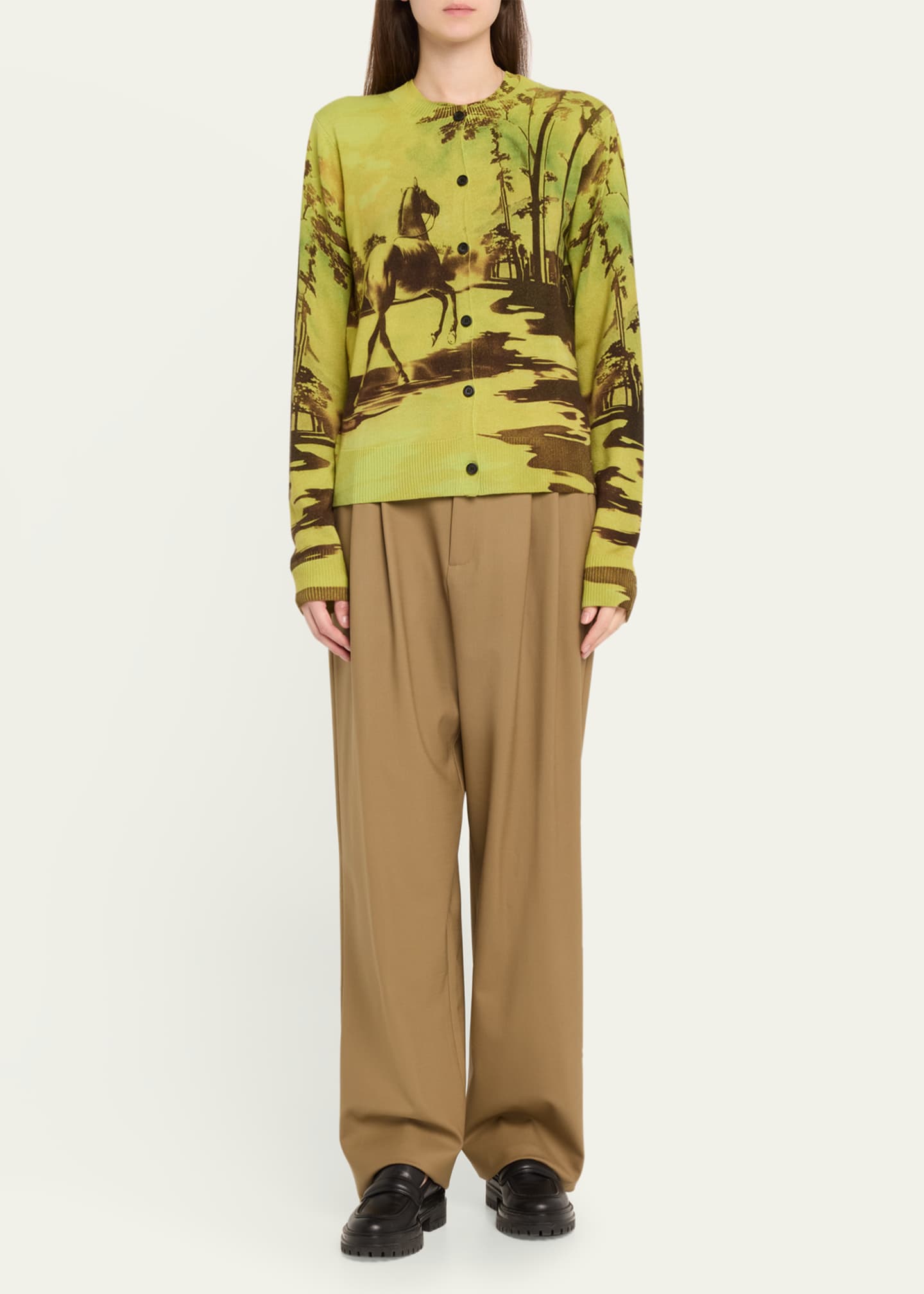 Monse Double Waistband Wool Trousers Image 2 of 5