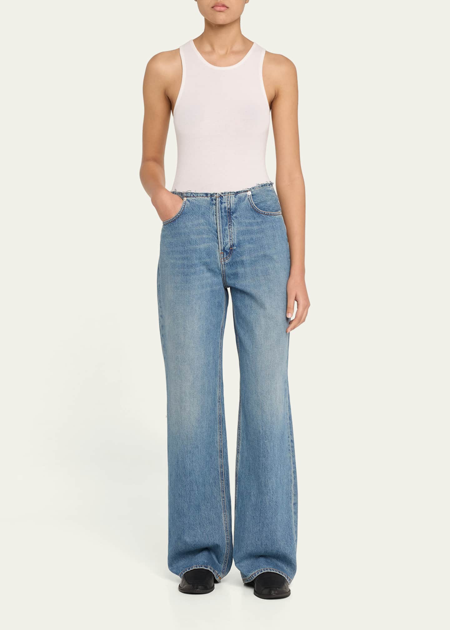 ボトムスその他 HAIKURE Korea blue washed jeans HAIKURE Korea blue washed jeans | TheDoubleF