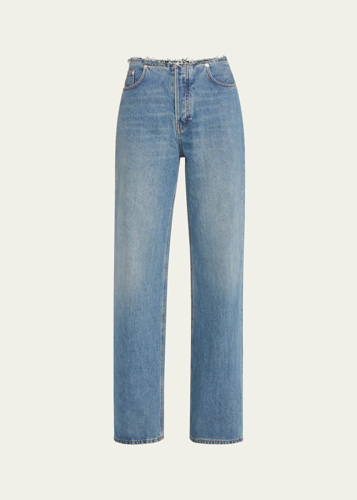 HAIKURE Korea Raw Waistband Jeans - Bergdorf Goodman