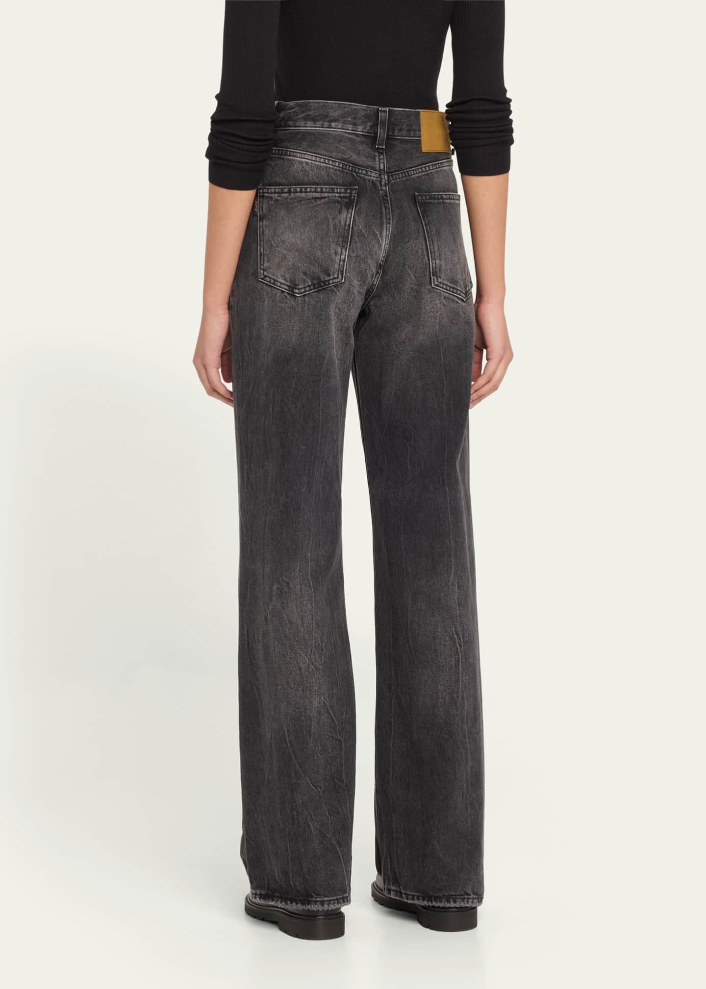 HAIKURE Korea Wide-Leg Jeans Image 3 of 5