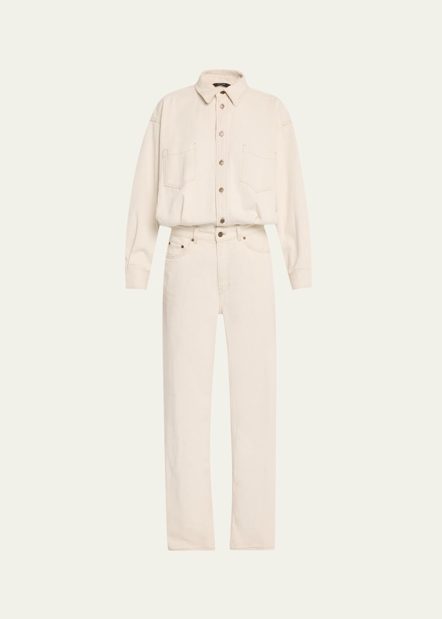 HAIKURE Tilda Long-Sleeve Denim Shirt Image 1 of 5