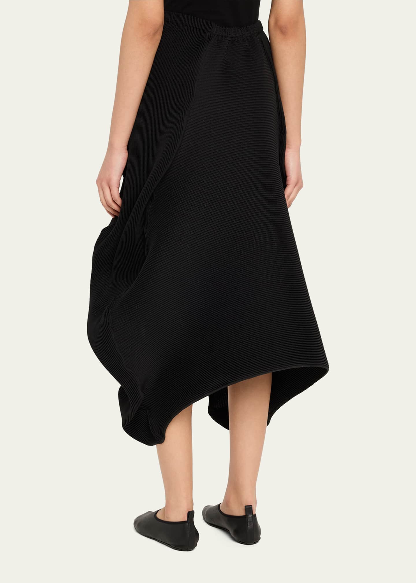 Melitta Baumeister Wavy Ripple Midi Skirt Image 3 of 5