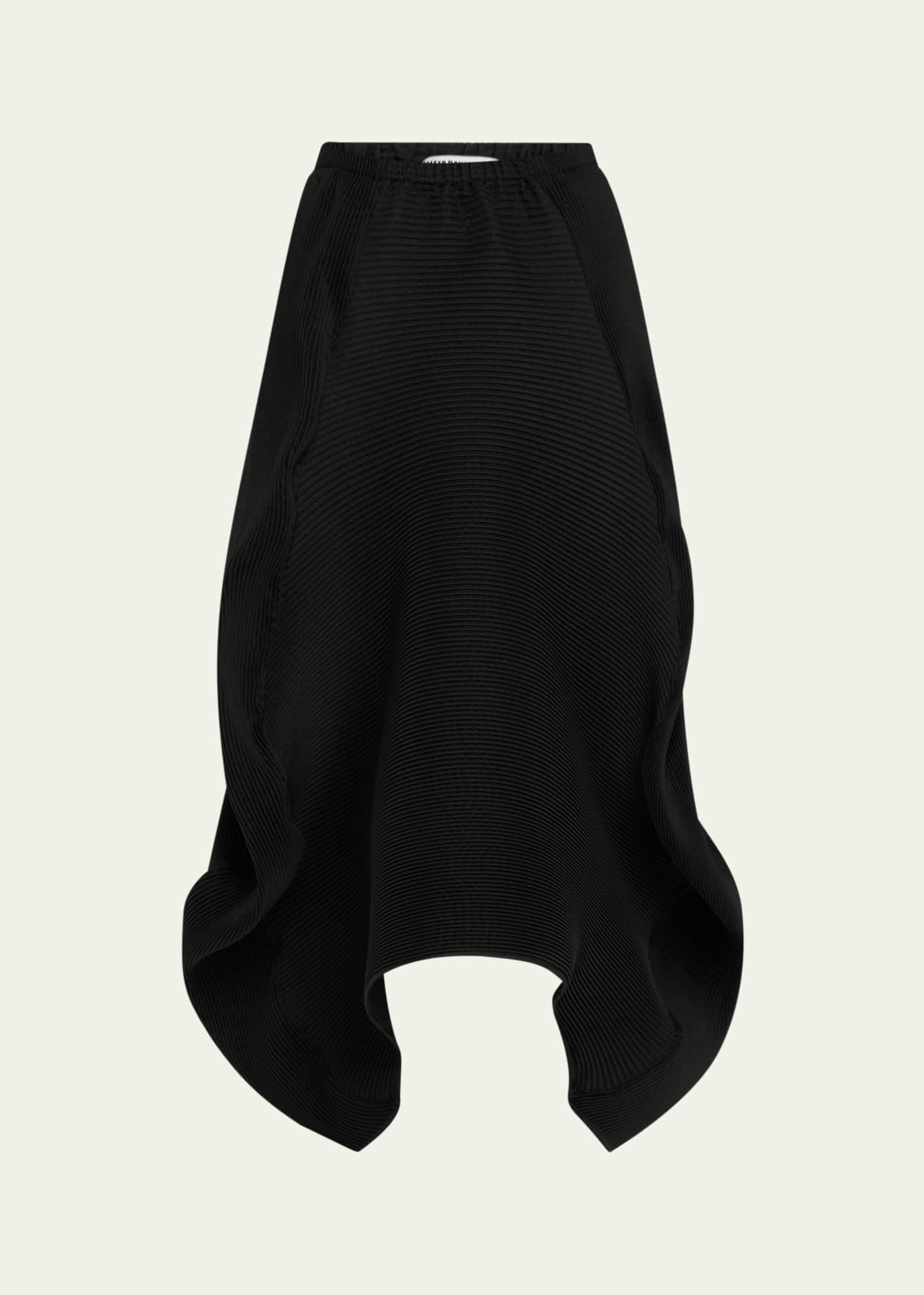Melitta Baumeister Wavy Ripple Midi Skirt Image 1 of 5