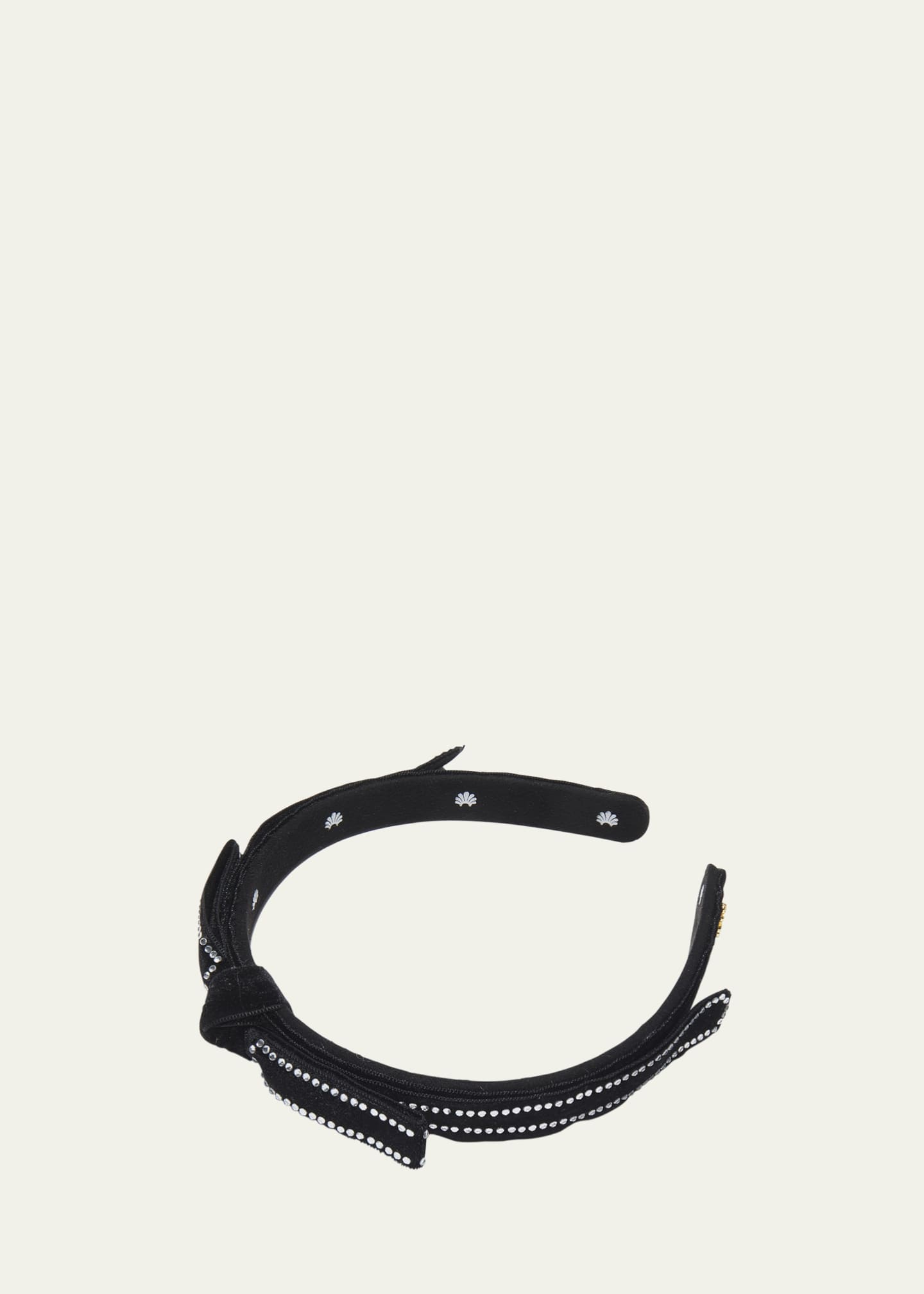 Lele Sadoughi Bardot Embellished Bow Headband