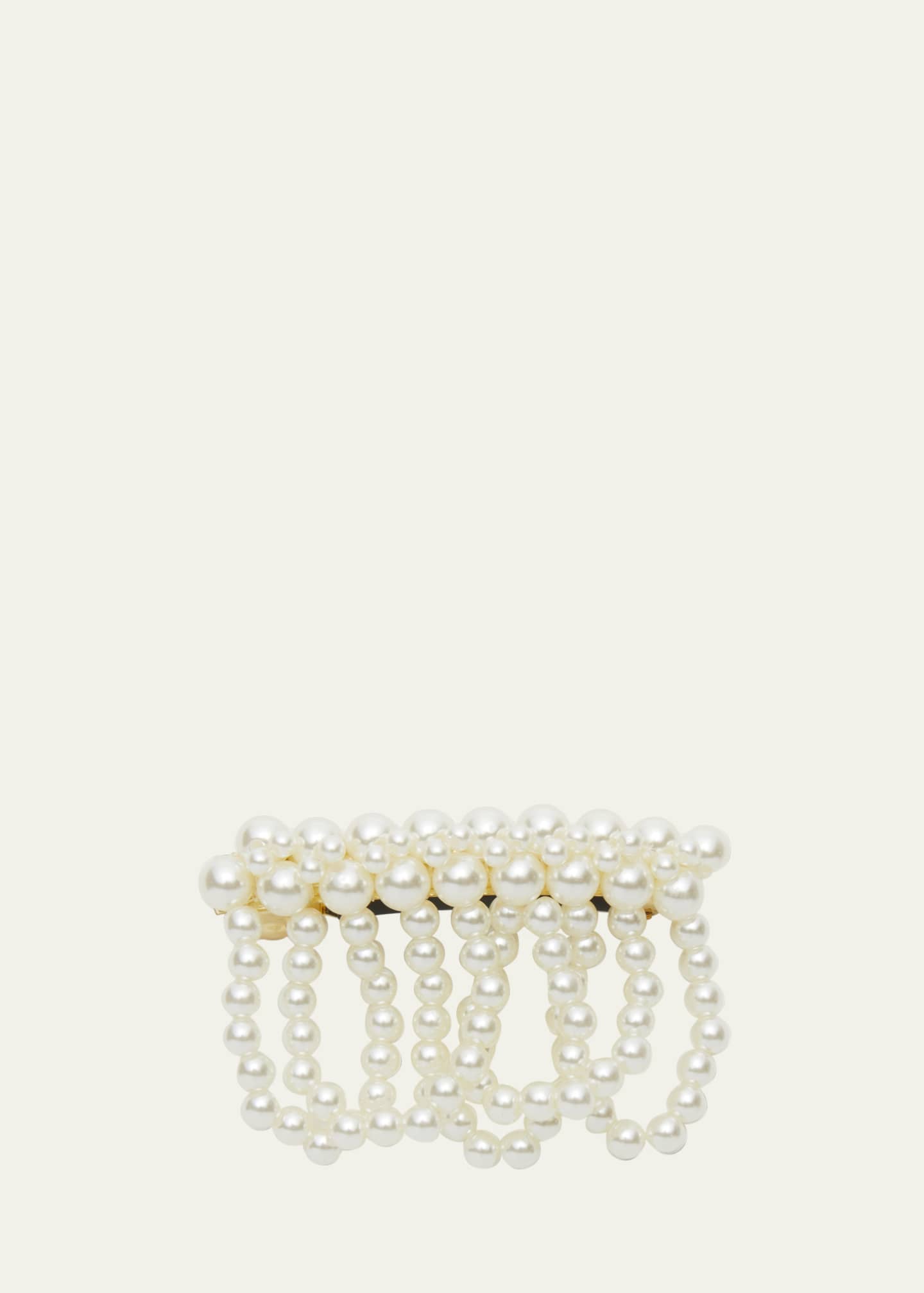 Lele Sadoughi Pearly Fringe Barrette Image 1 of 2