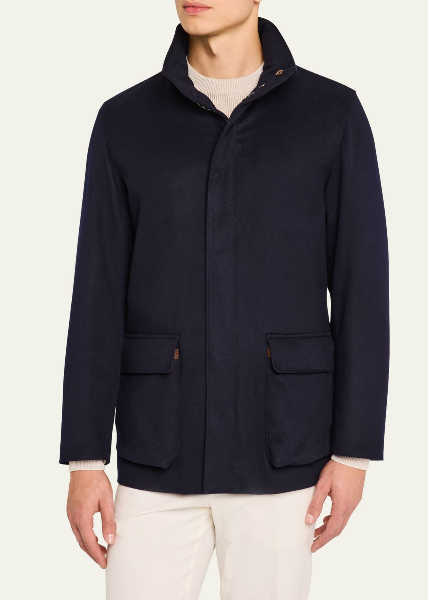 Loro Piana Men's Winter Voyager Cashmere Coat - Bergdorf Goodman