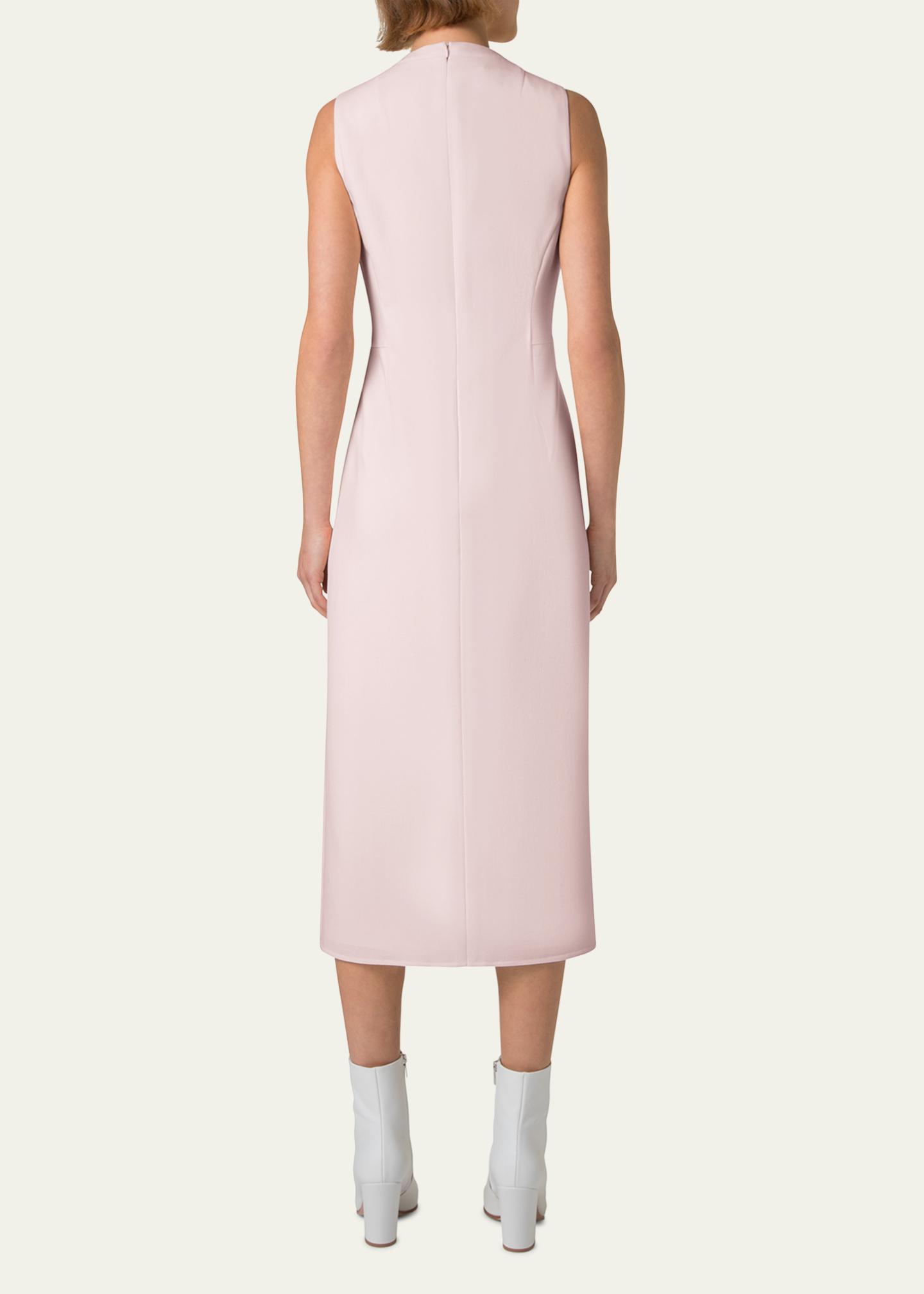 Robe Chemise Akris En Coton Bleu - Taille 10 (US) - Marque Bergdorf Goodman - Années 2000 - Très Bon état