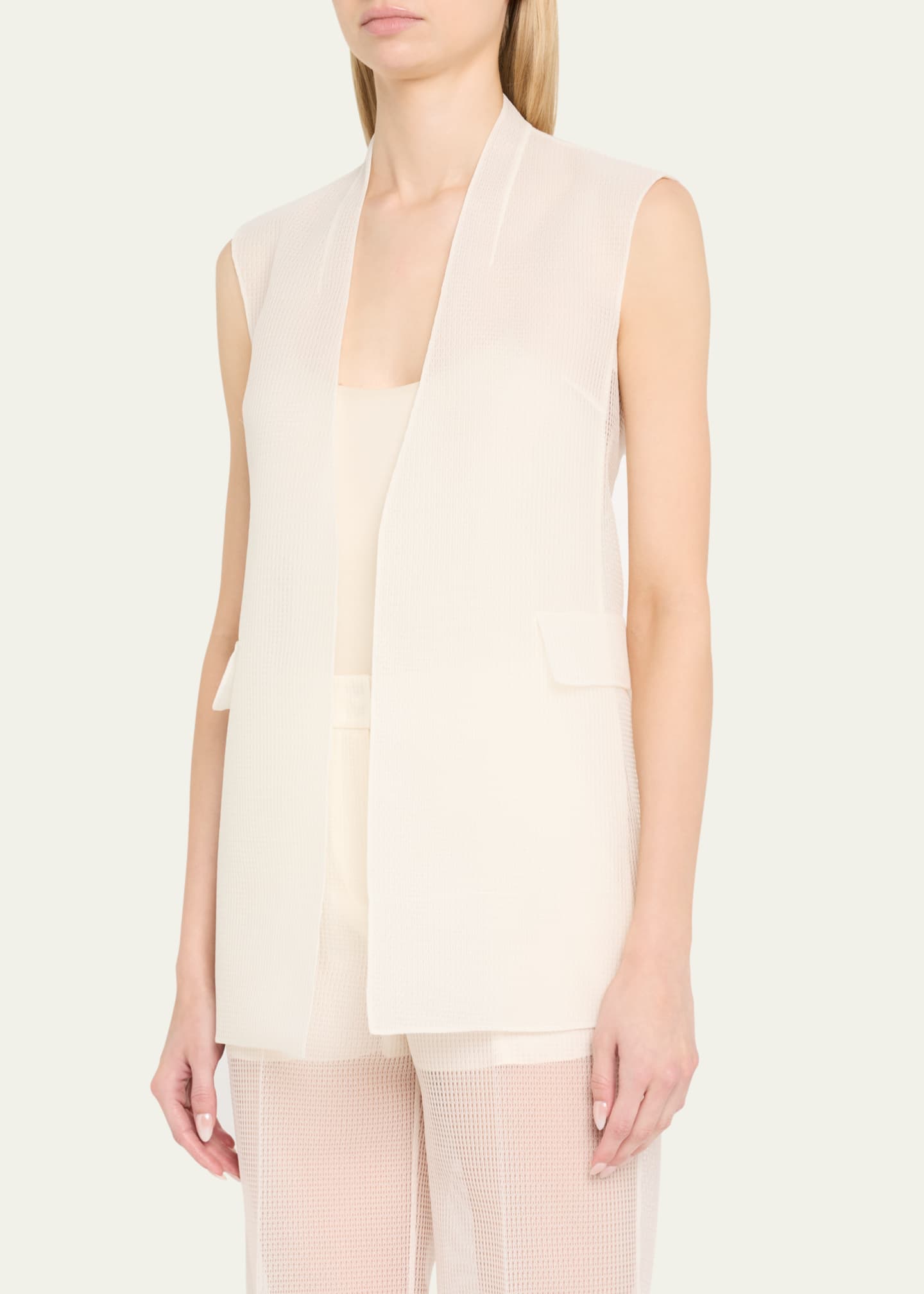 Akris Artina Techno Grid Vest Image 4 of 5