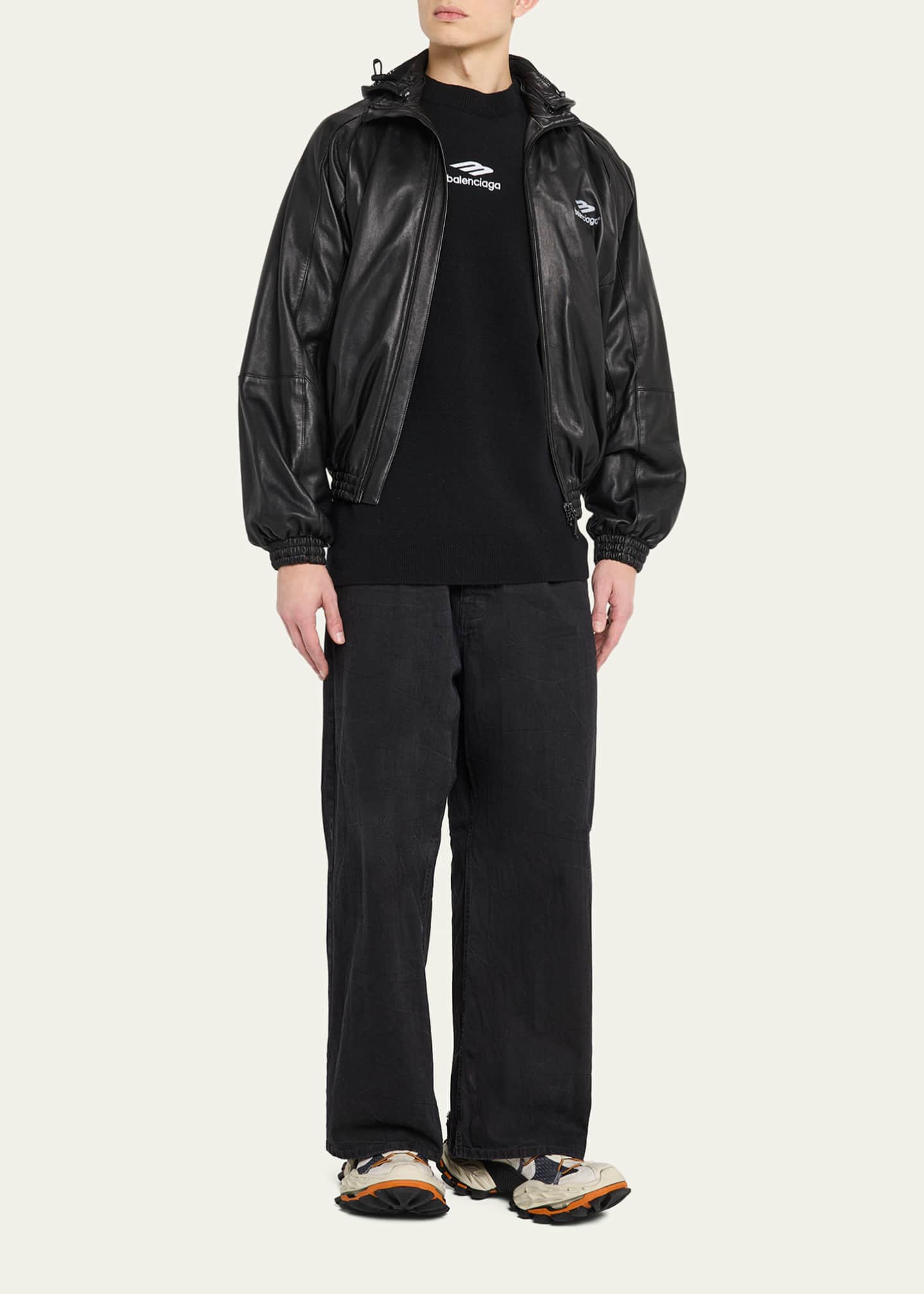 Balenciaga Men's Hike Mesh Runner Sneakers Image 3 of 6