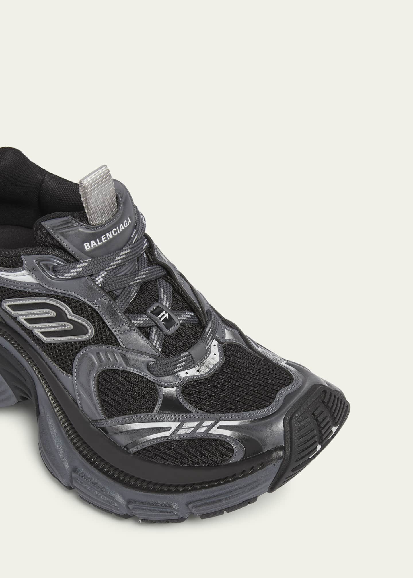Balenciaga Men's 10XL Mesh Runner Sneakers Image 3 of 3