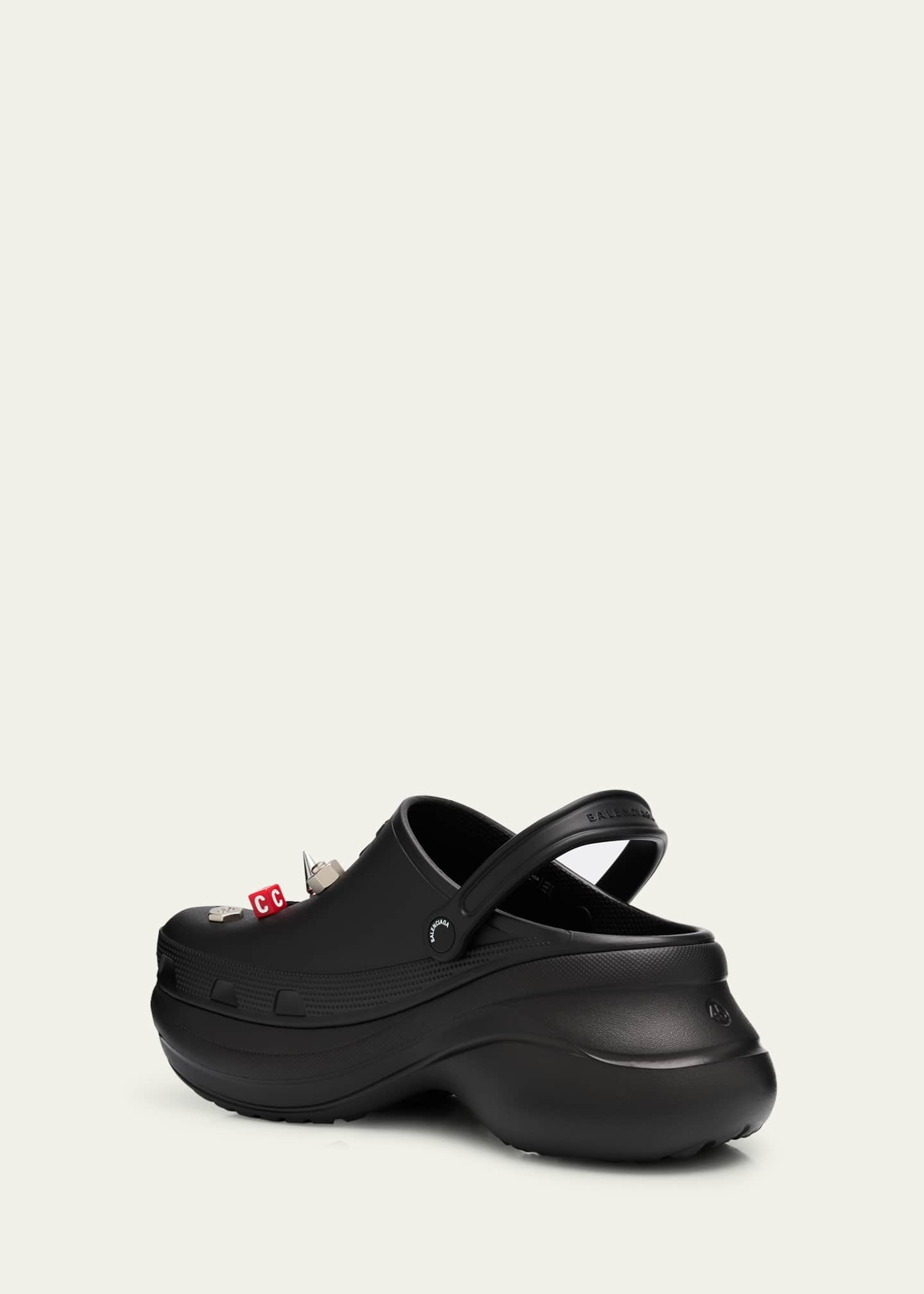 Balenciaga x Crocs™ Men's Mules with Charms Image 2 of 4