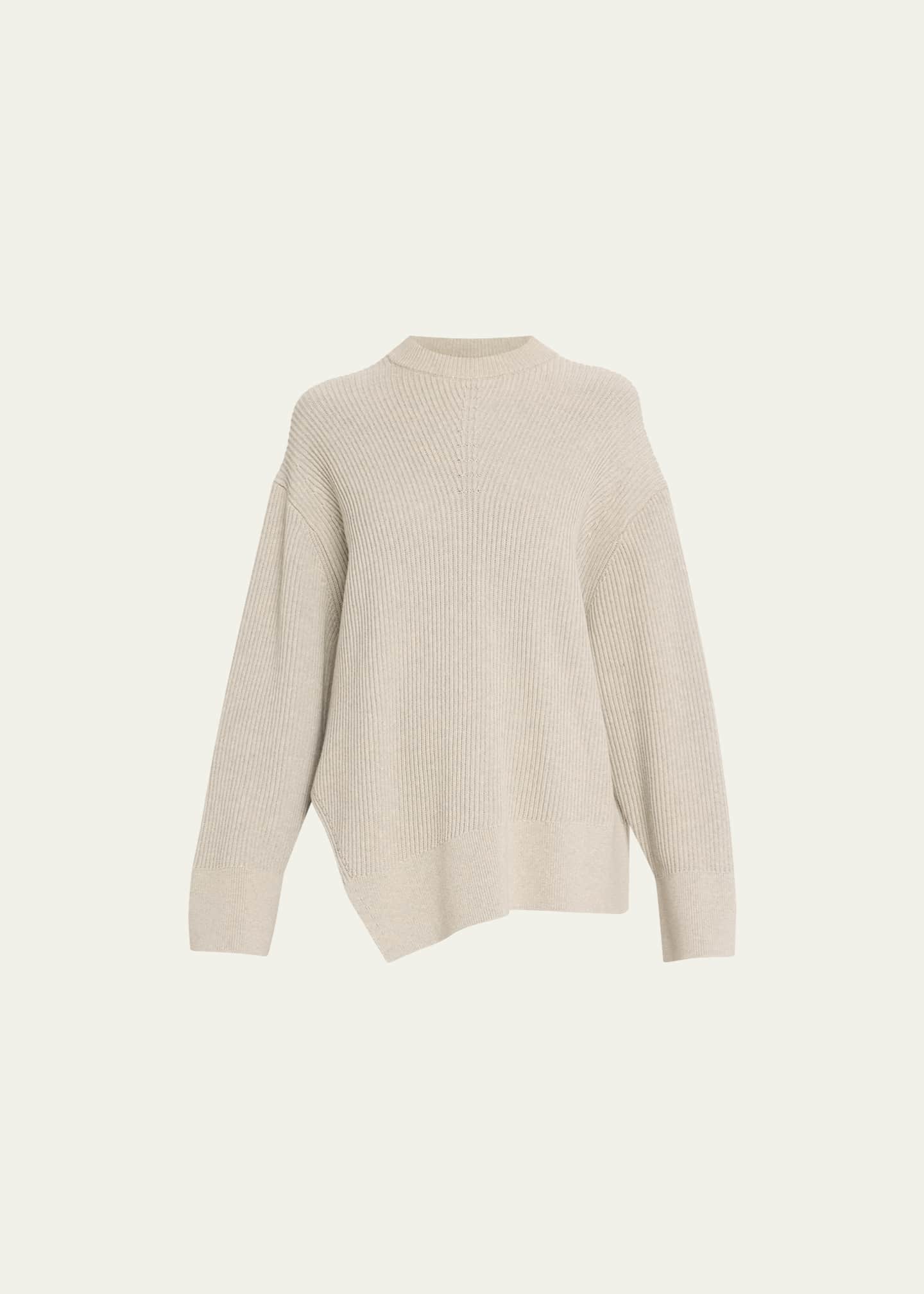 Studio Nicholson Asymmetric Ribbed Sweater Image 1 of 5