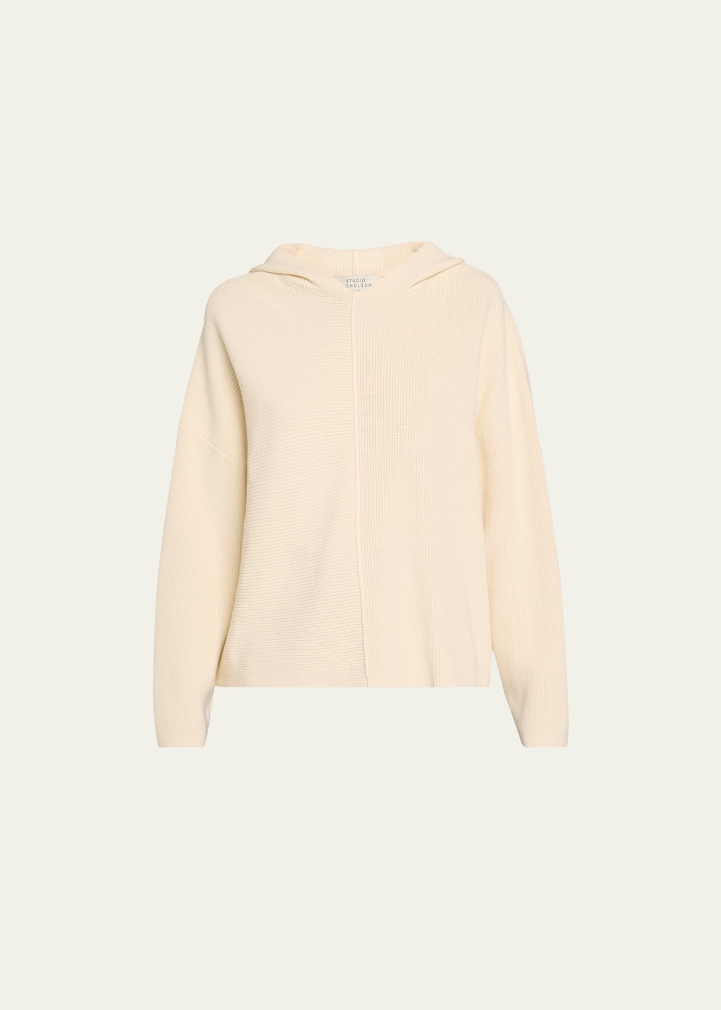 Studio Nicholson Ribbed Hoodie Image 1 of 5