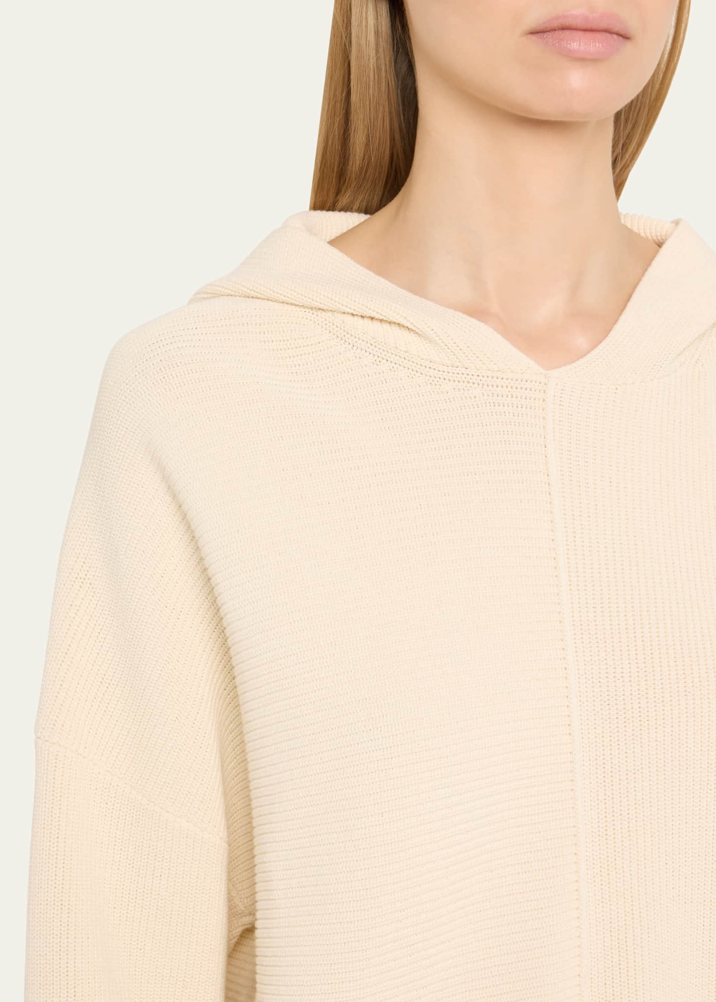 Studio Nicholson Ribbed Hoodie Image 5 of 5