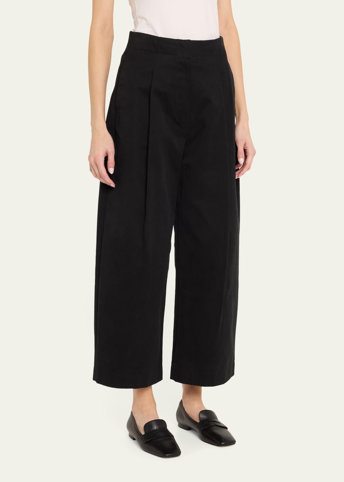 Studio Nicholson Deep Pleat Volume Ankle Pants - Bergdorf Goodman