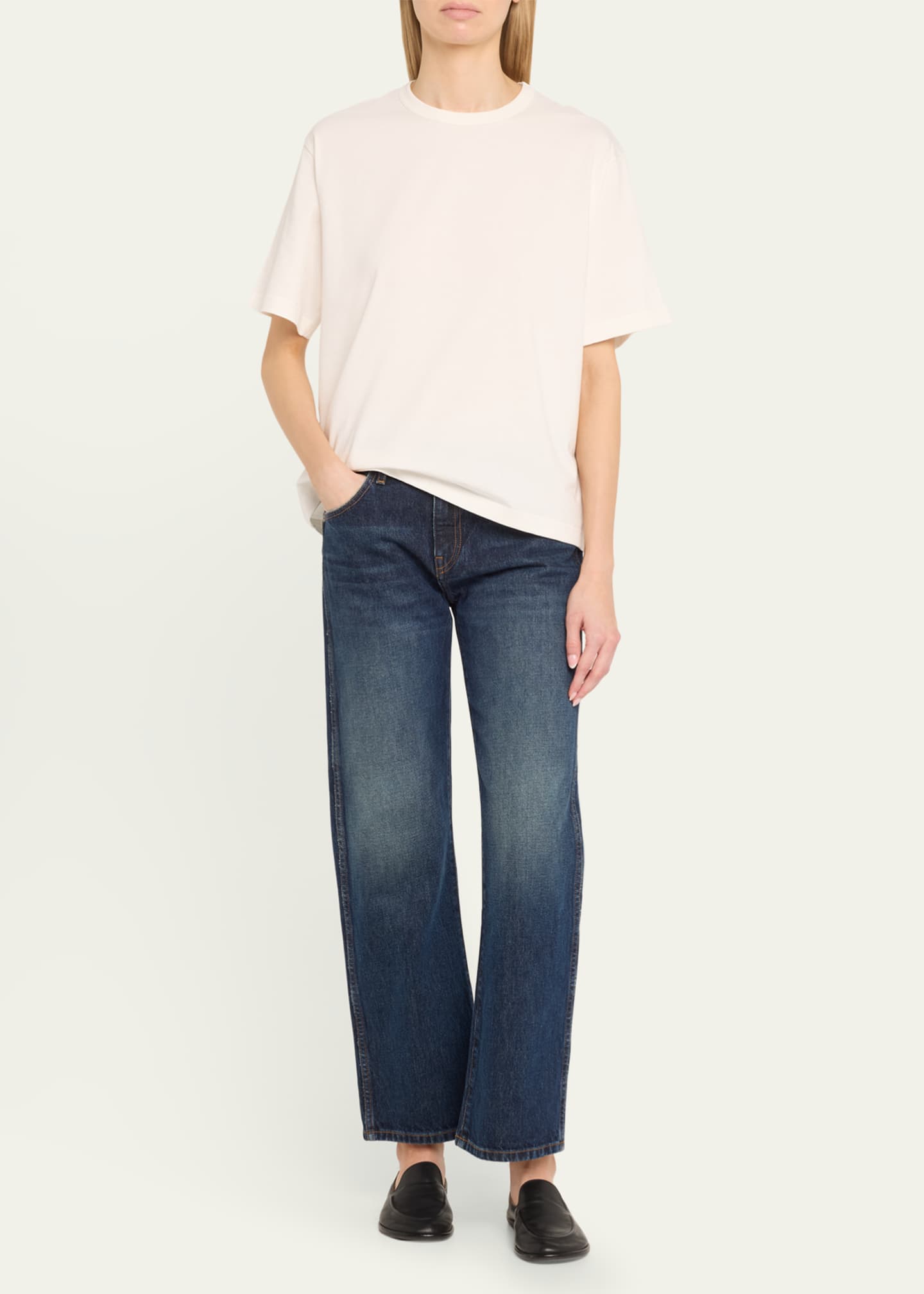 Studio Nicholson Short-Sleeve Jersey T-Shirt Image 2 of 5
