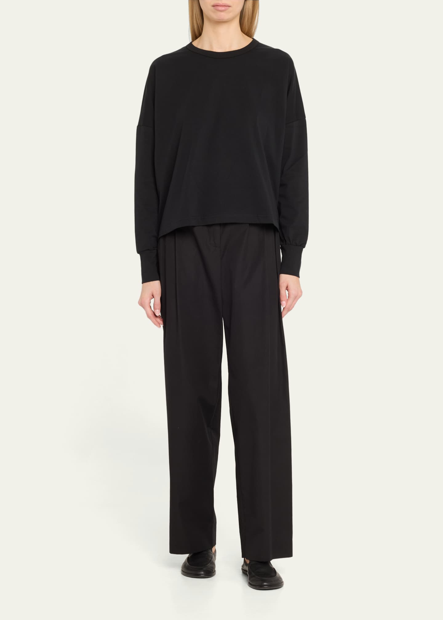Studio Nicholson Long-Sleeve Jersey T-Shirt Image 2 of 5