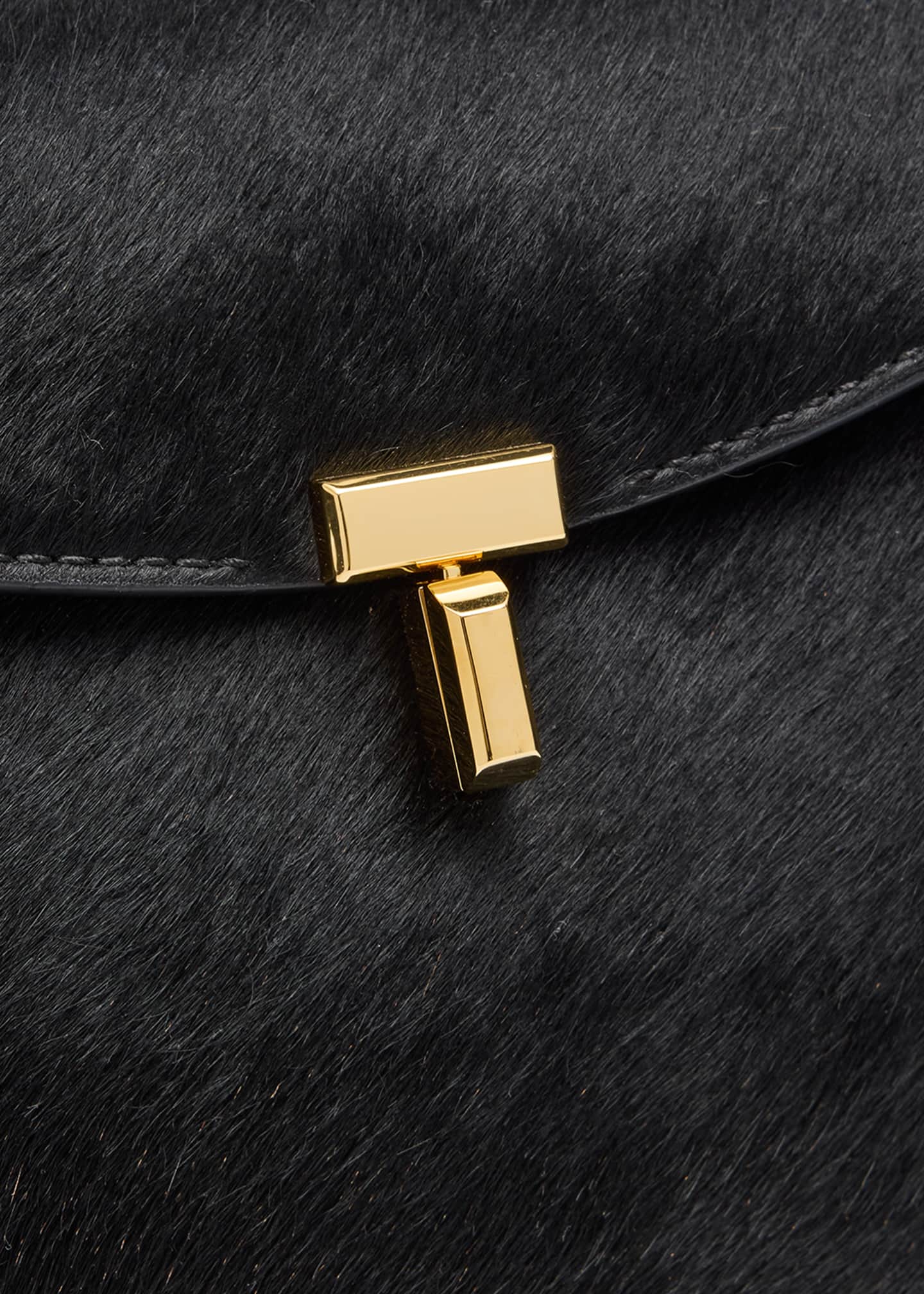 Toteme T Lock Horsehair Top-Handle Bag Image 6 of 6