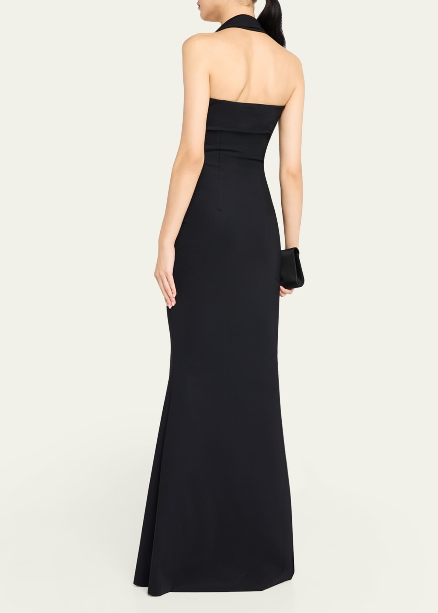 Chiara Boni La Petite Robe Aryas Rhinestone-Embellished Sweetheart Gown Image 3 of 5