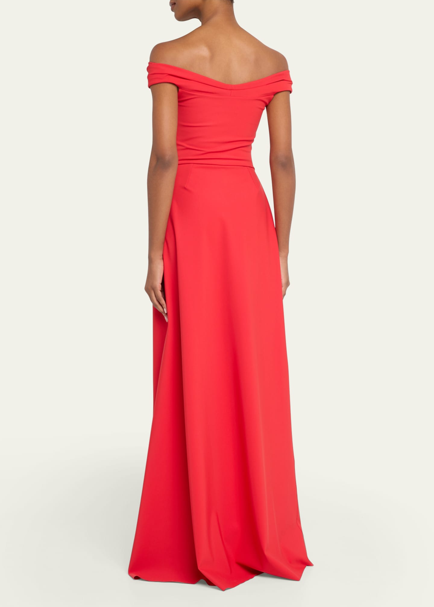 Chiara Boni La Petite Robe Radisvi Draped Off-Shoulder Gown Image 3 of 5