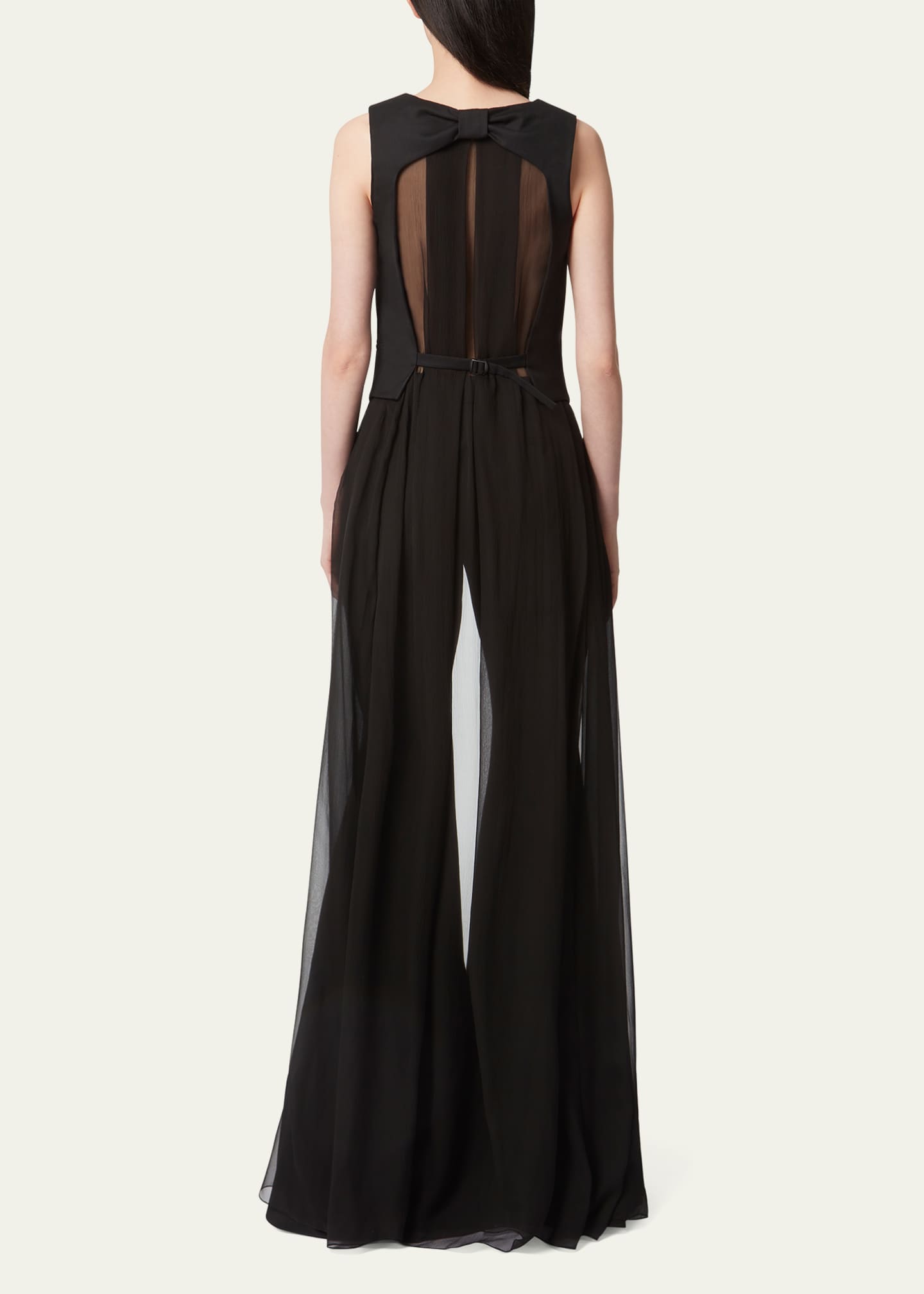 Nina Ricci Flared Wool Trousers Image 3 of 5