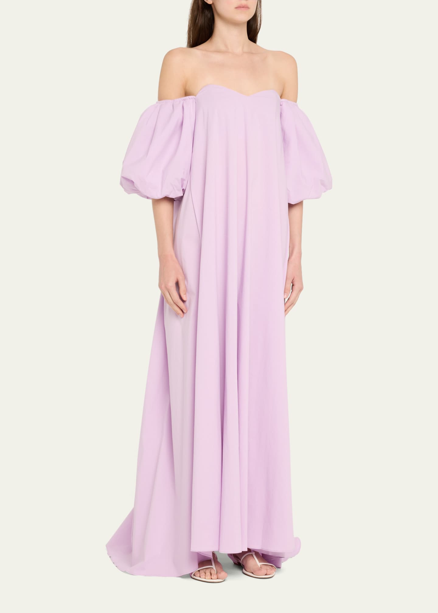 Caroline Constas Palmer Off-Shoulder Gown Image 4 of 5