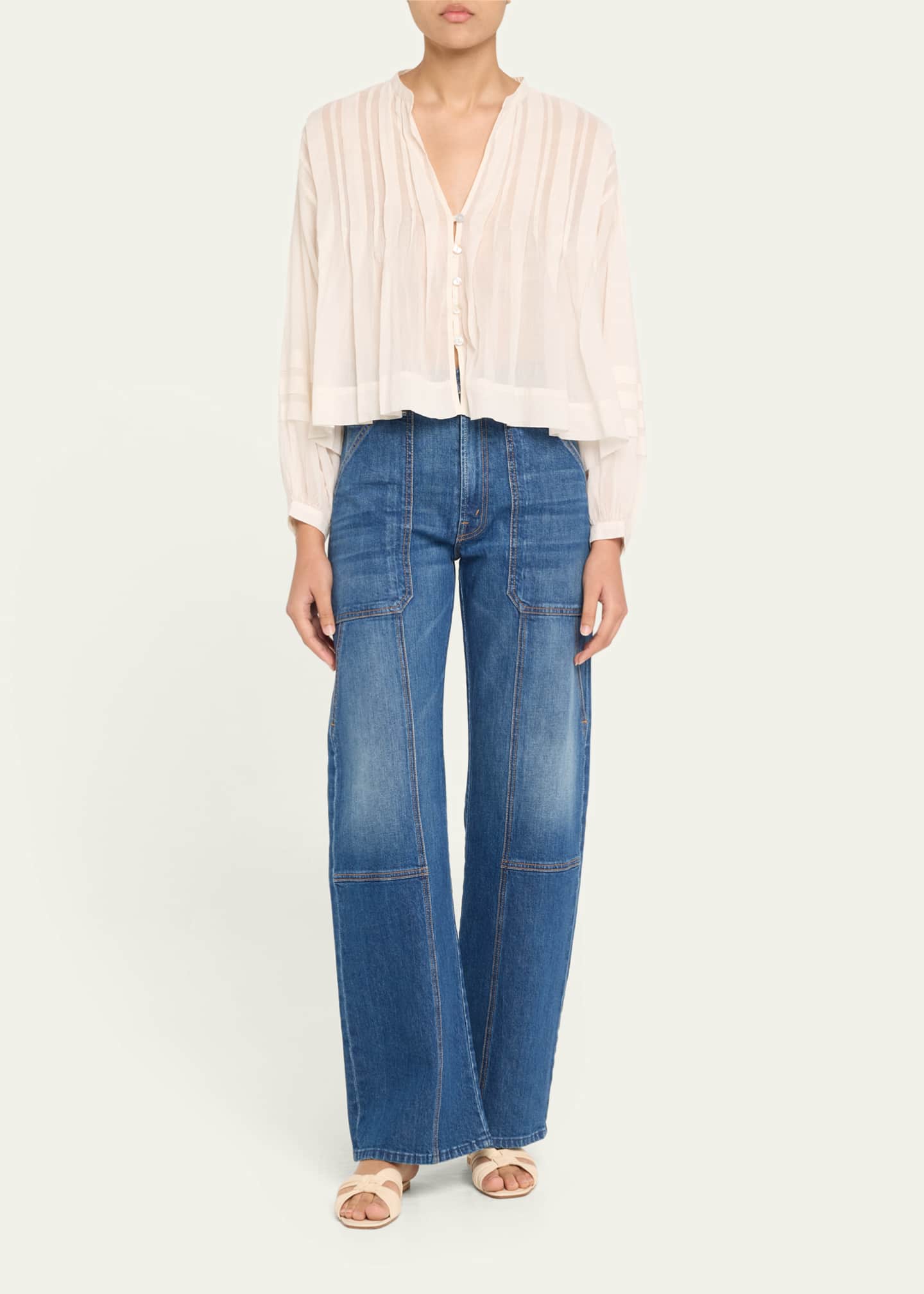 MOTHER The Straight Shooter Blouse Image 2 of 5
