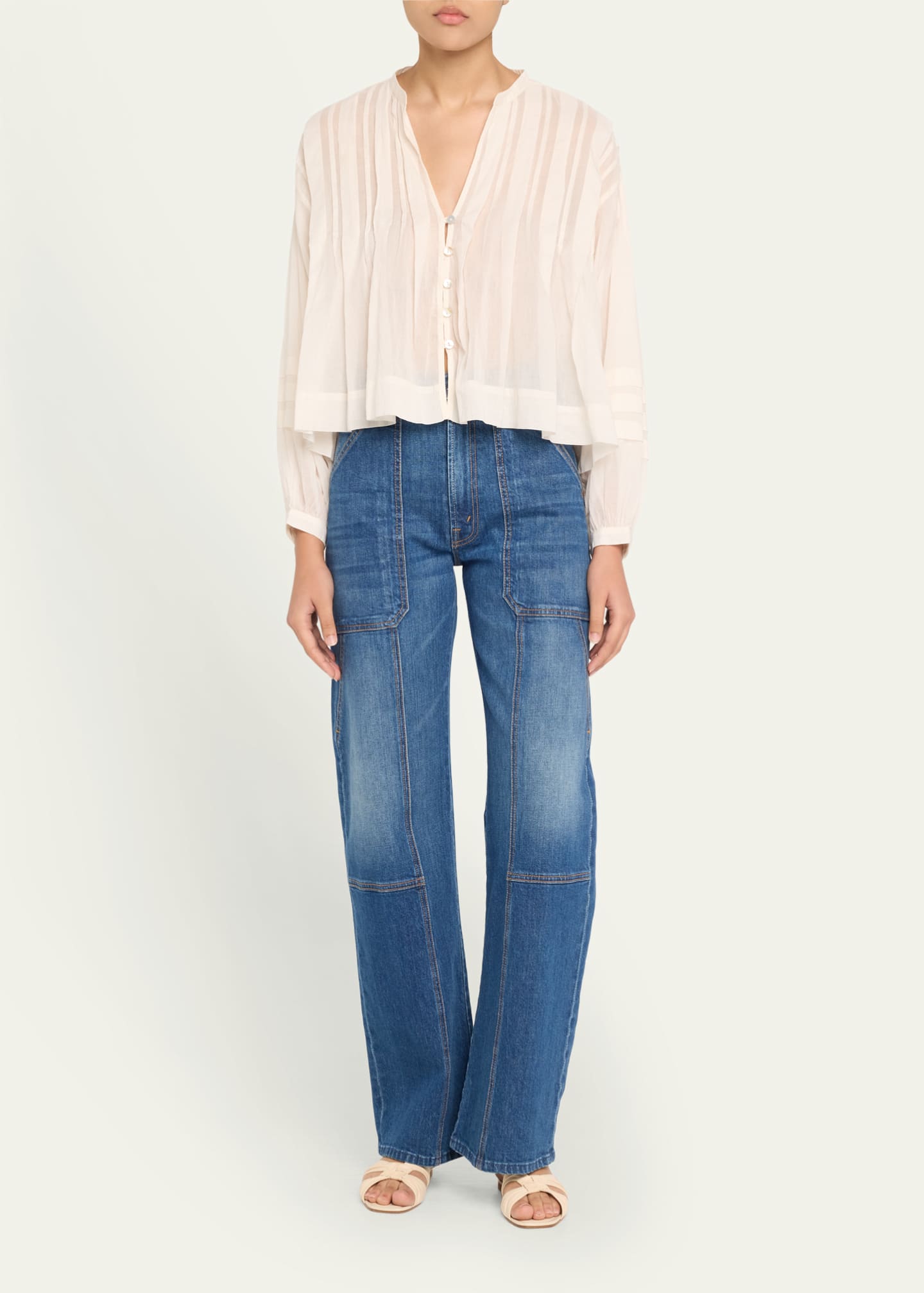 MOTHER The Lasso Utility Sneak Jeans Image 2 of 5