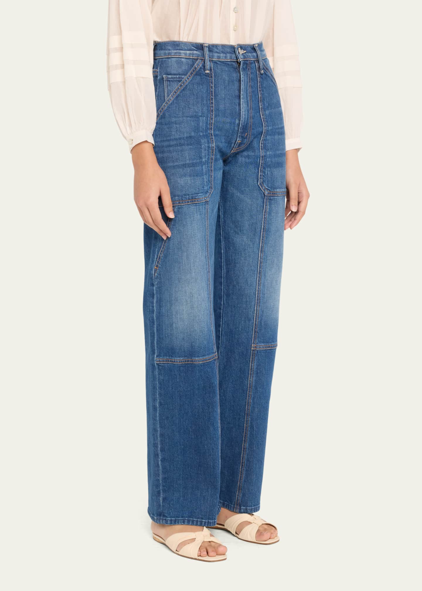 MOTHER The Lasso Utility Sneak Jeans Image 4 of 5