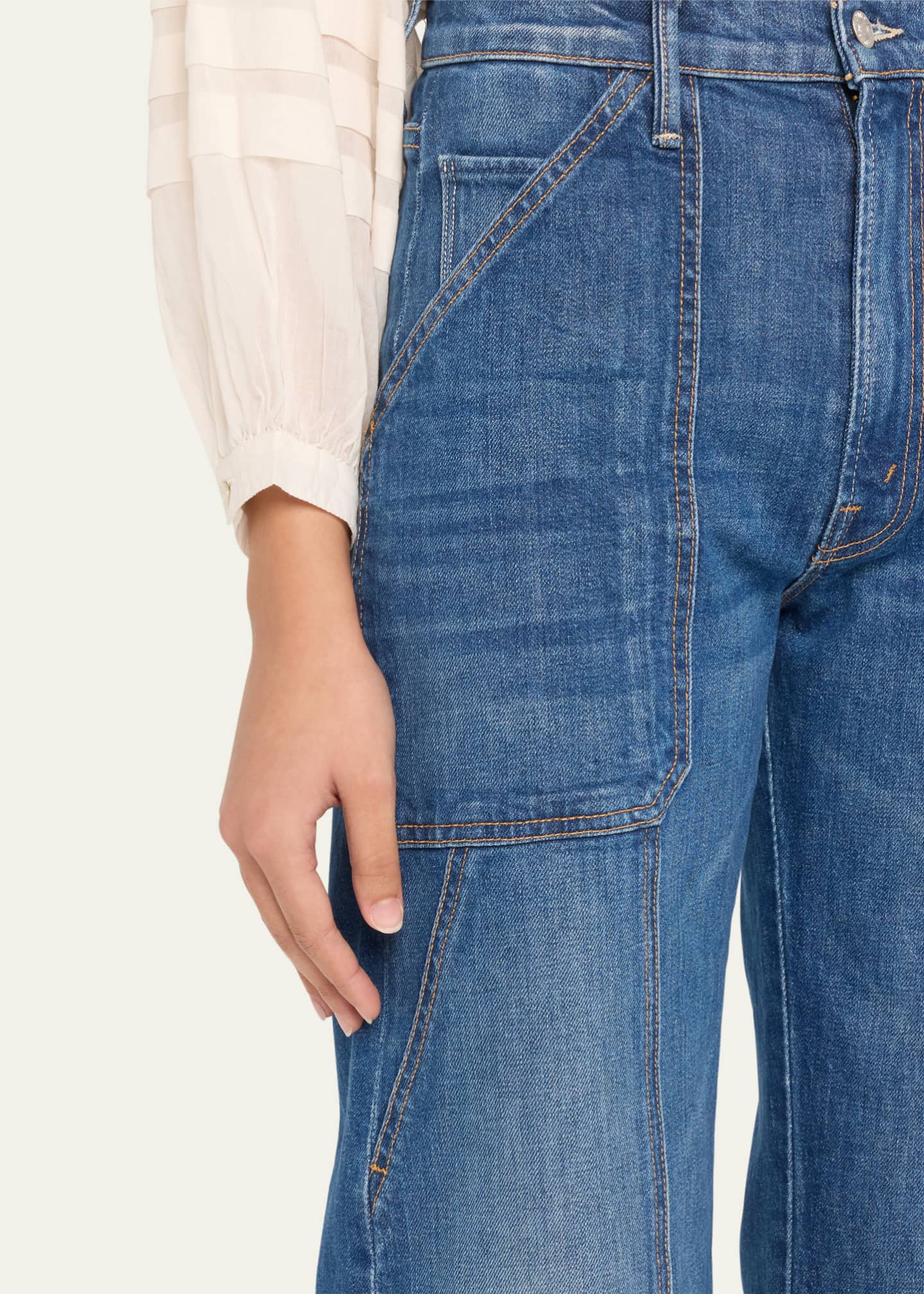 MOTHER The Lasso Utility Sneak Jeans Image 5 of 5