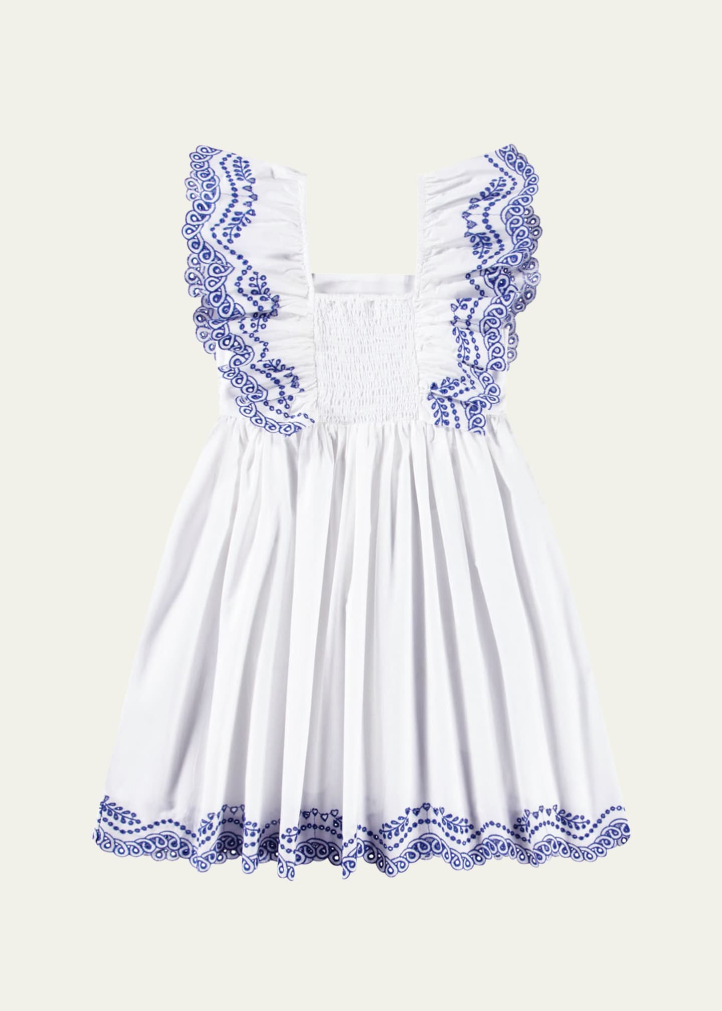 Molo Girl's Clementine Ruffle Dress, Size 3T-6 Image 2 of 3