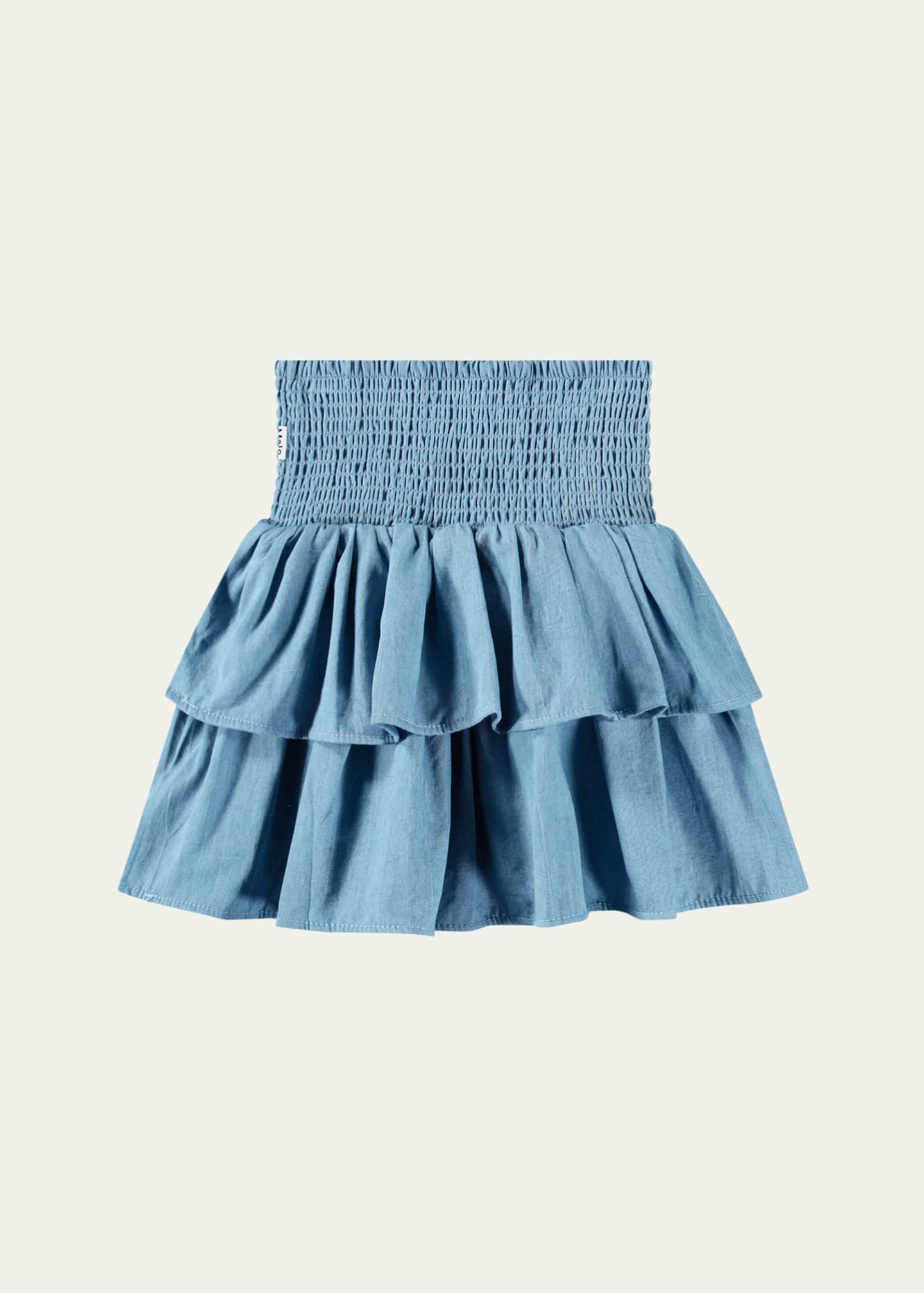 Molo Girl's Bonita Ruffle Skirt, Size 3T-6 Image 2 of 3