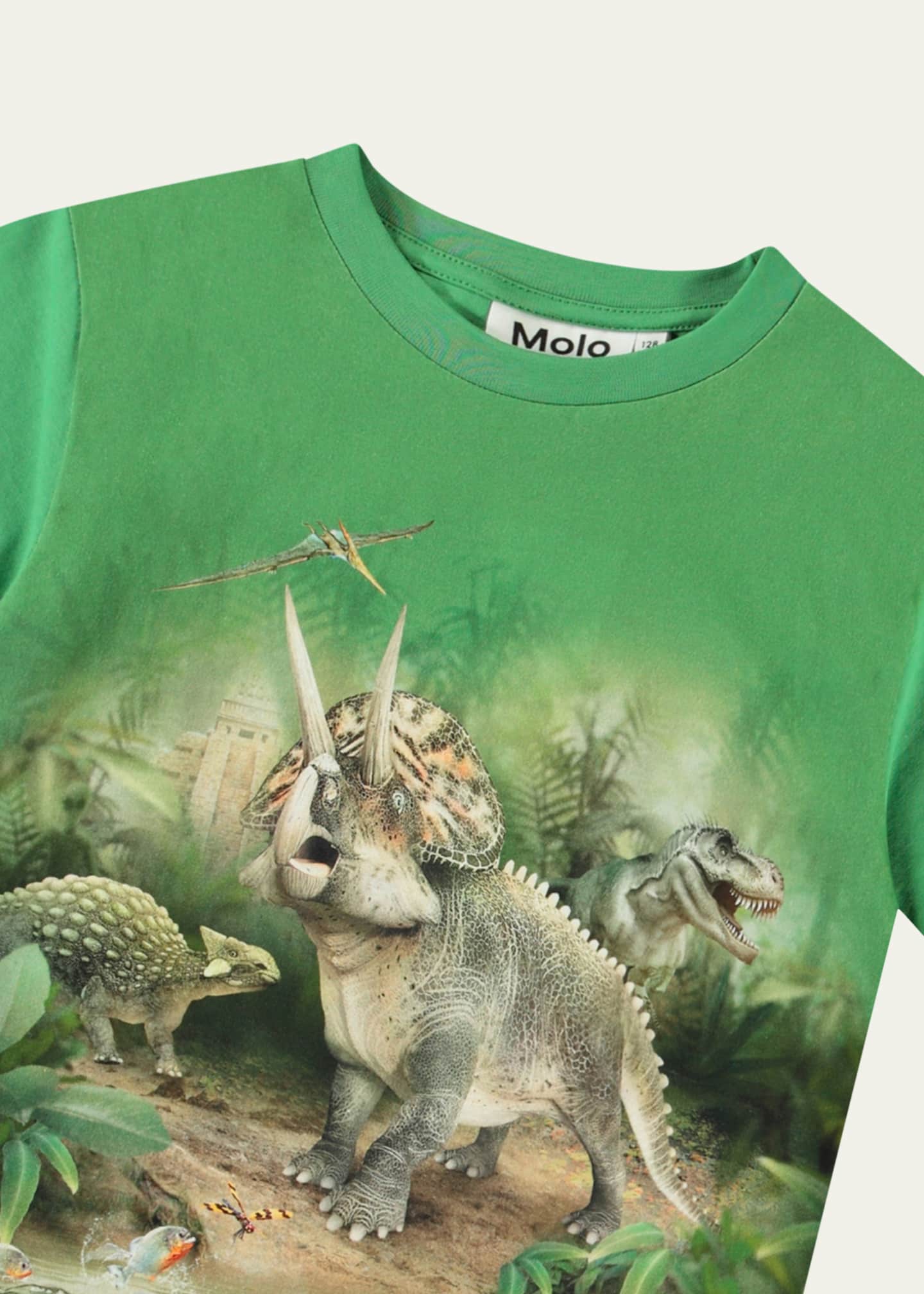 Molo Boy's Riley Dinosaur Graphic T-Shirt, Size 3-7 Image 3 of 3