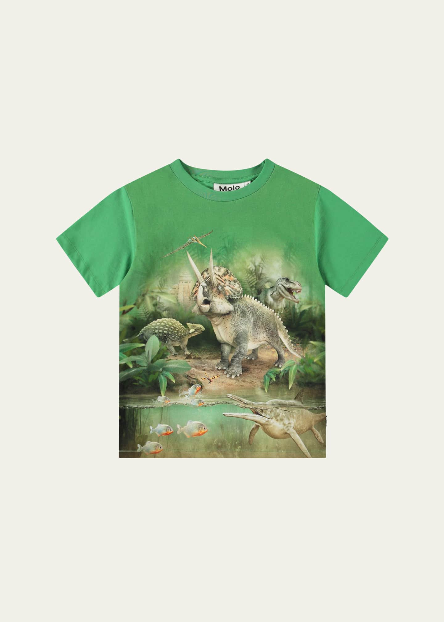 Molo Boy's Riley Dinosaur Graphic T-Shirt, Size 3-7 Image 1 of 3