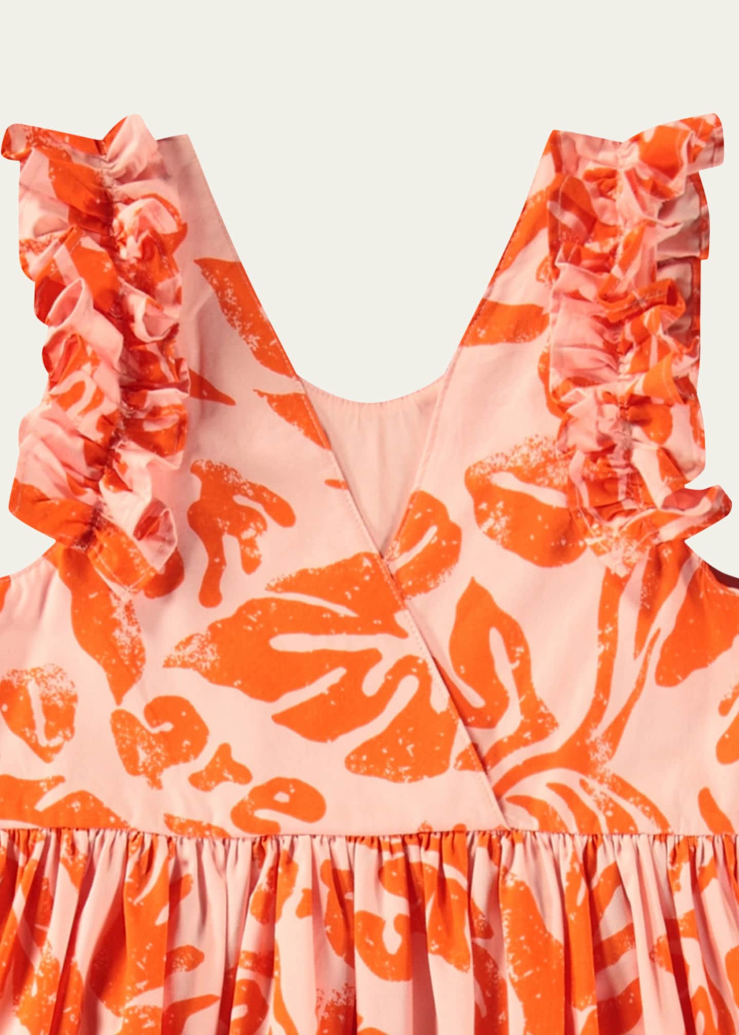 Molo Girl's Cicely Tropical-Print Dress, Size 7-12 Image 3 of 3