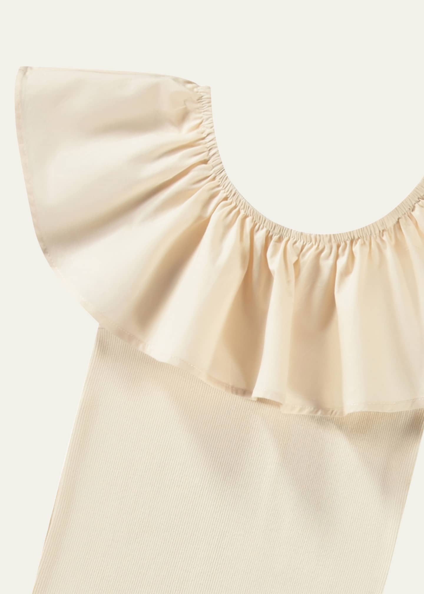 Molo Girl's Reca Ruffle Tank Top, Size 3T-6 Image 3 of 3