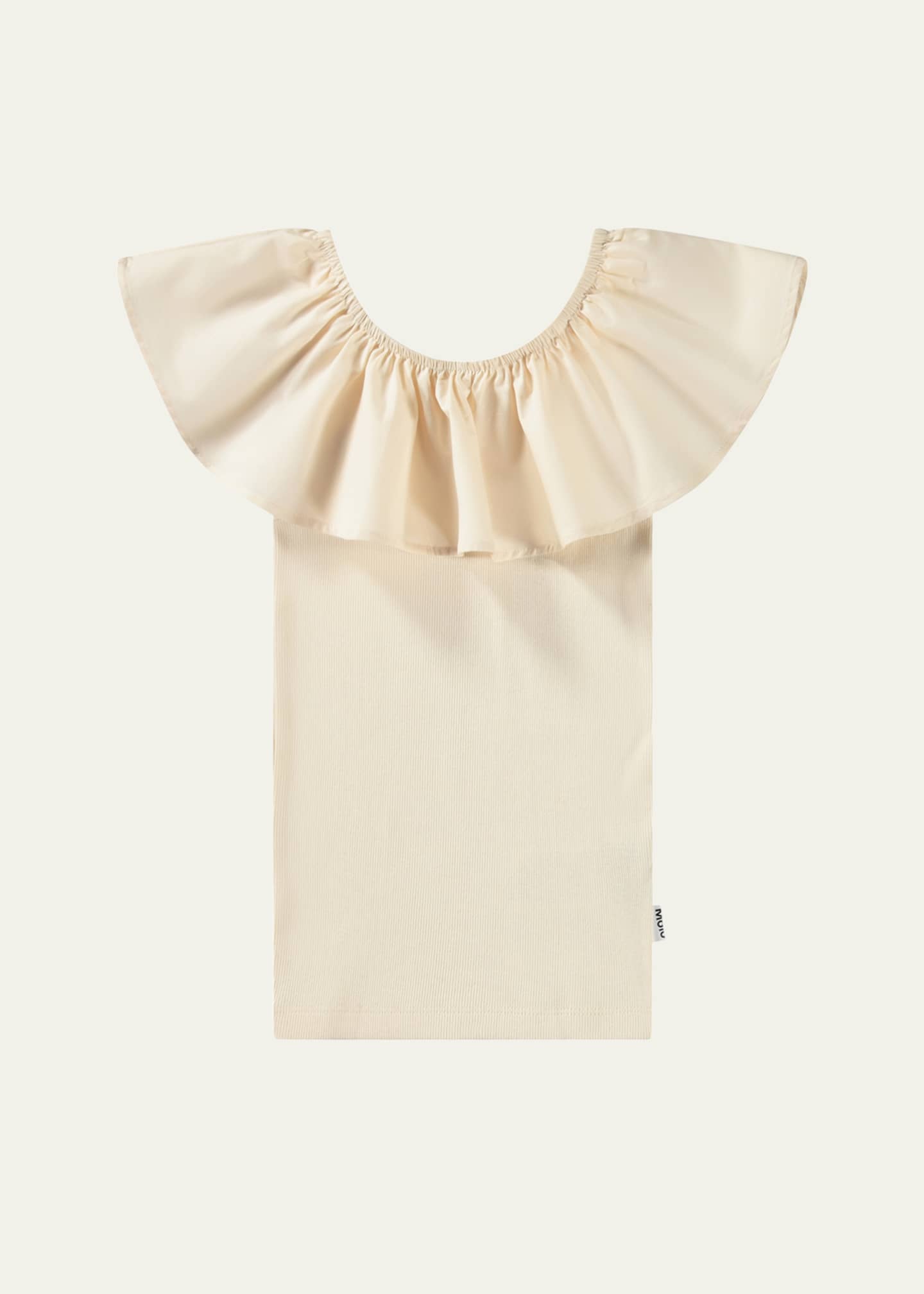 Molo Girl's Reca Ruffle Tank Top, Size 3T-6 Image 1 of 3