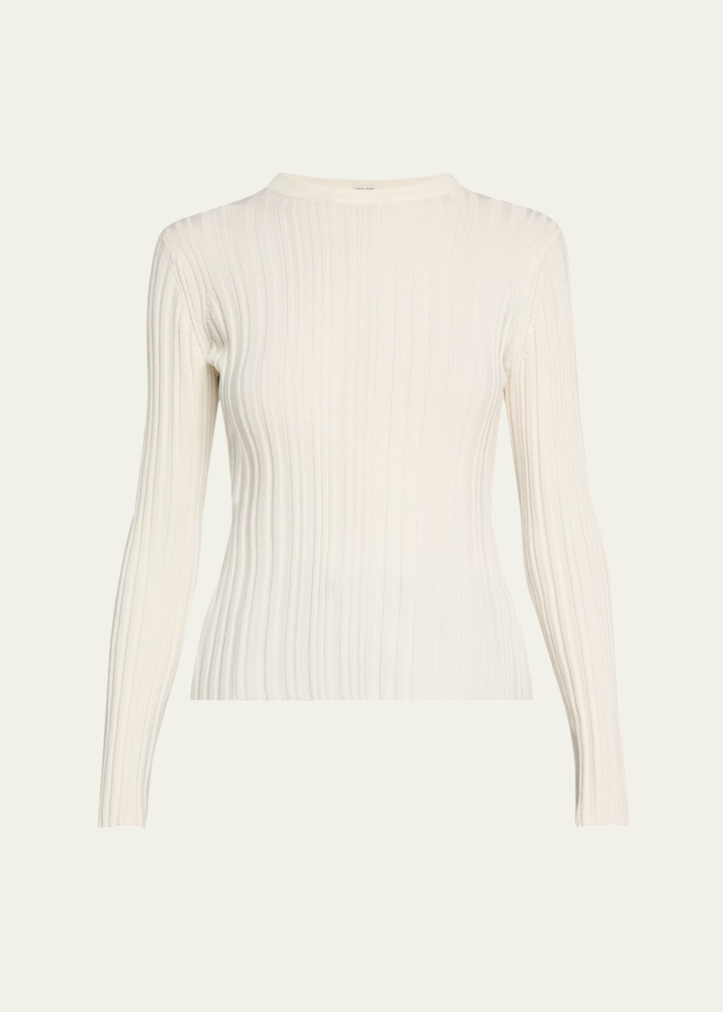 Loulou Studio Elsa Rib Long-Sleeve Top Image 1 of 5