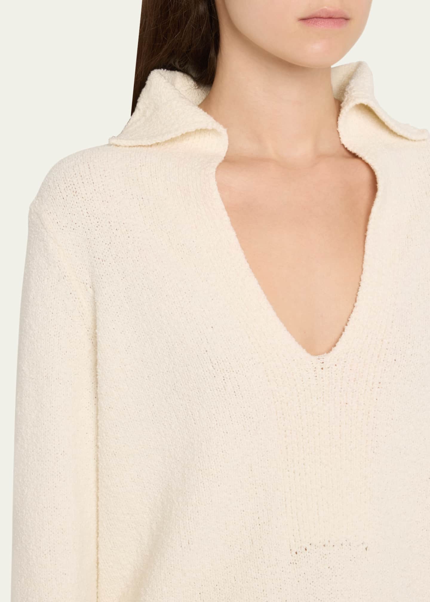 Loulou Studio Bahia V-Neck Sweater Image 5 of 5