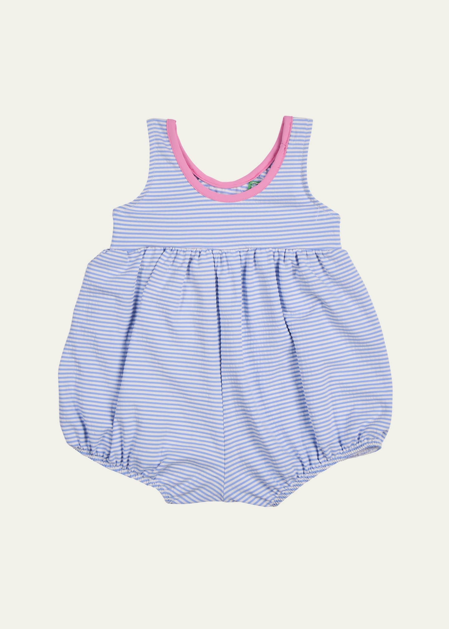 Florence Eiseman Girl's Seersucker Bubble Romper, Size 6M-24M Image 2 of 2