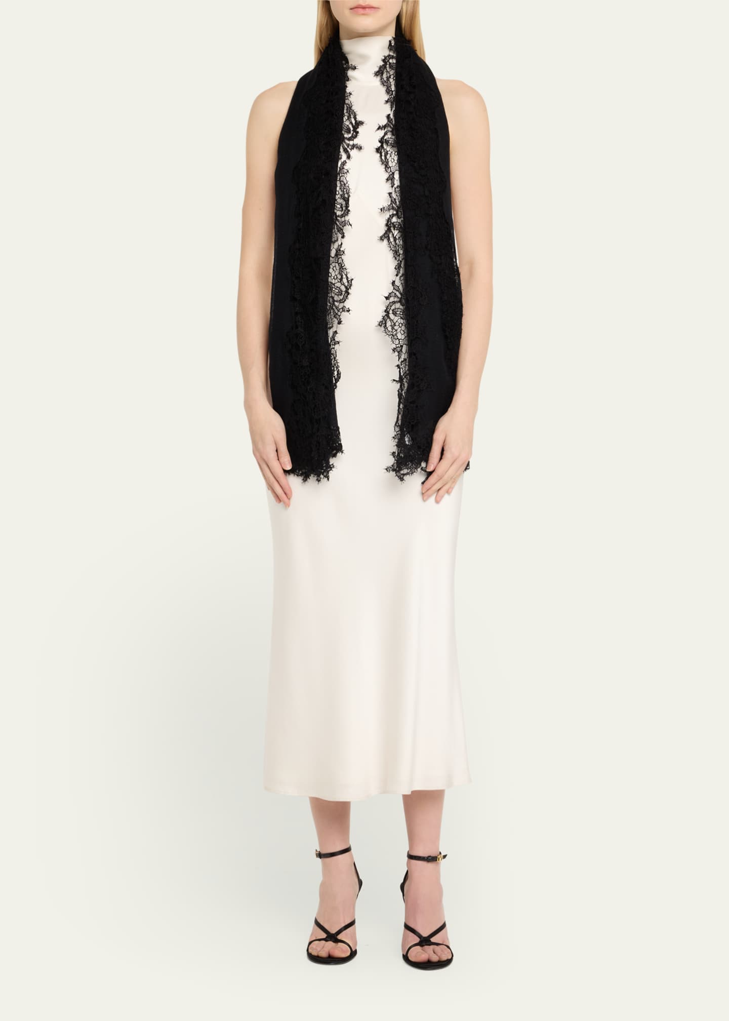 Faliero Sarti Naomi Wool-Blend Scarf Image 2 of 4
